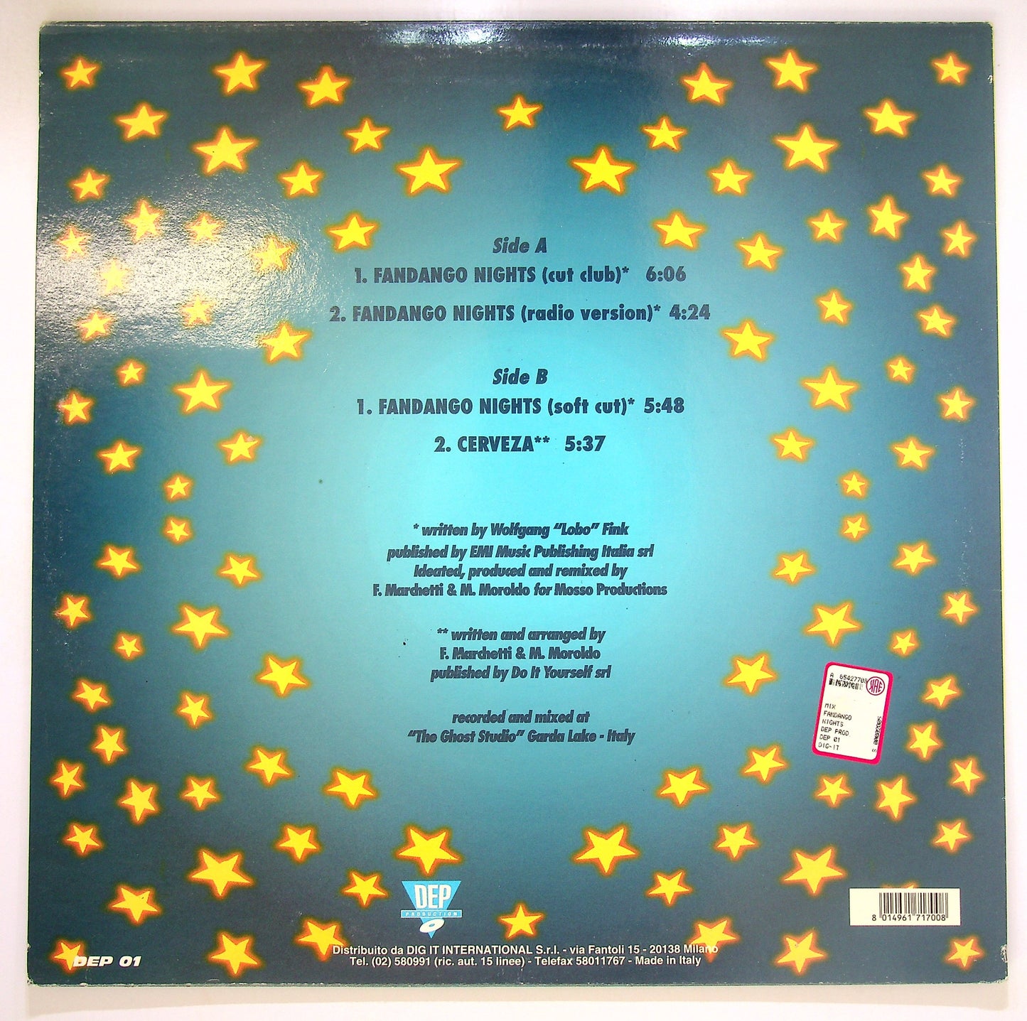 EBOND Fireworks - Fandango Nights Vinile V098002