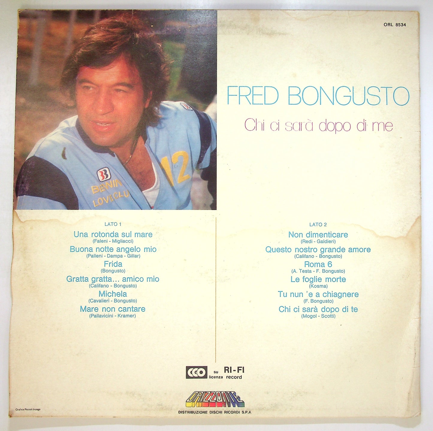 EBOND Fred Bongusto - Chi Ci Sara Dopo Di Me Vinile V098123