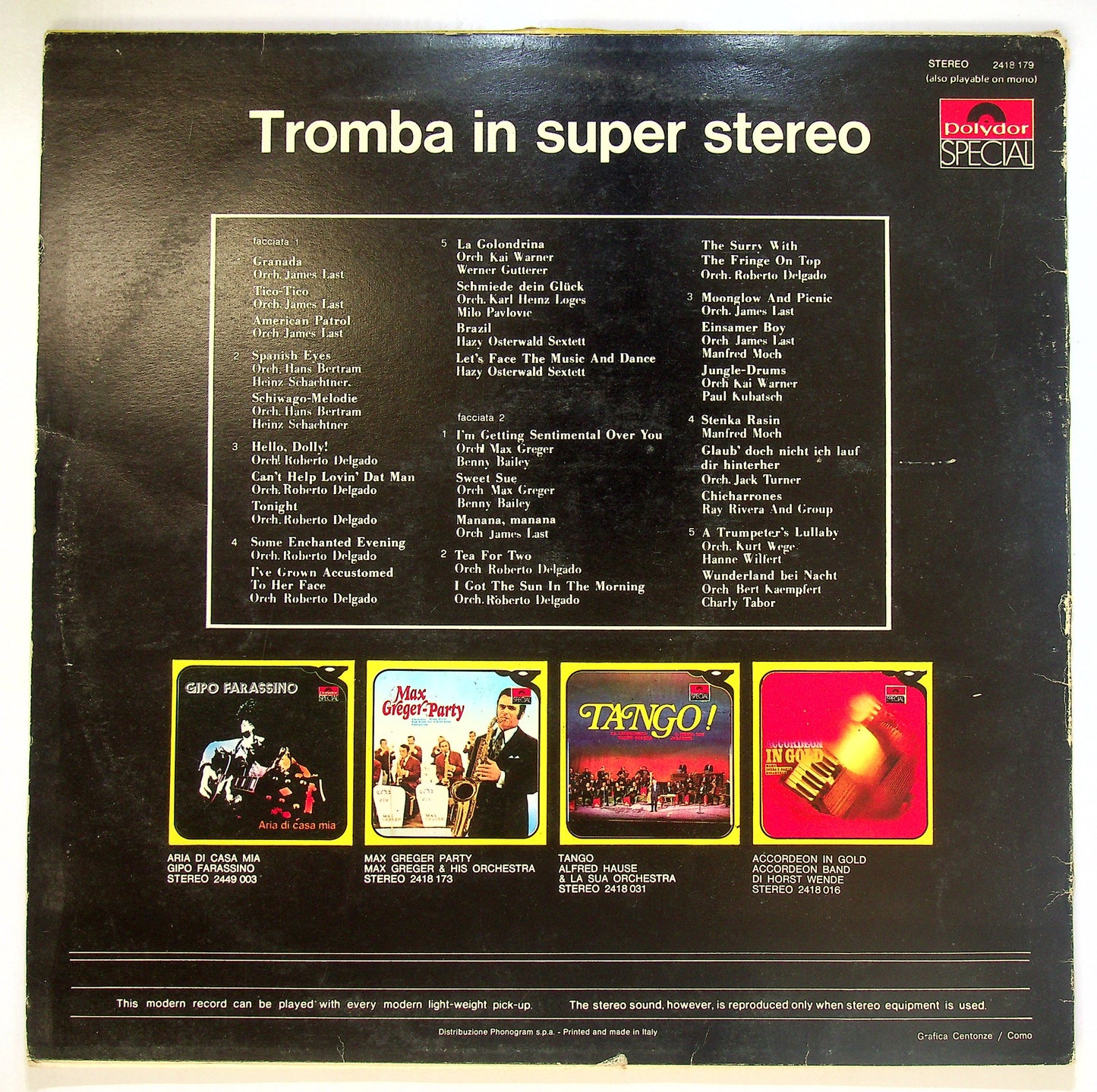EBOND Various - Tromba In Super Stereo Vinile V098124