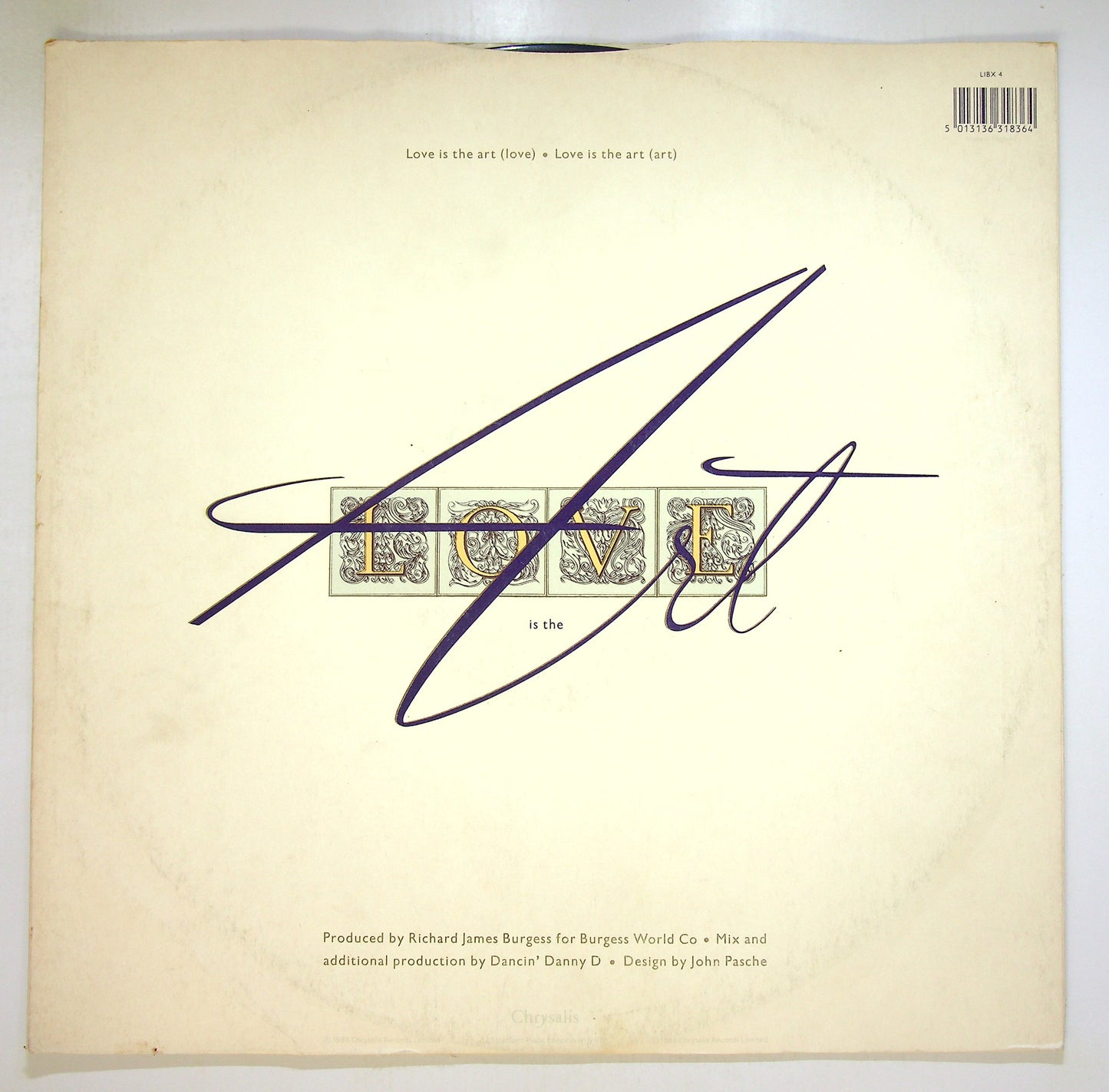 EBOND Living In A Box - Love Is The Art Vinile V099021