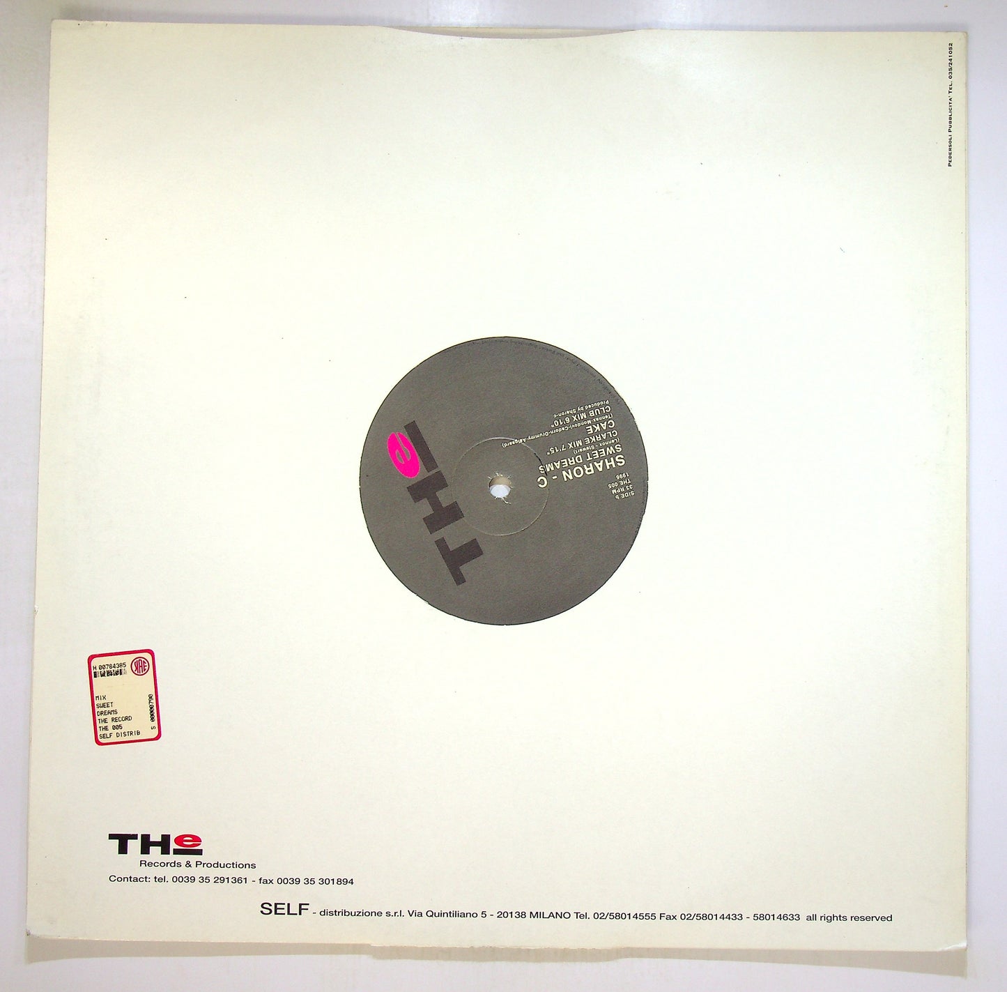 EBOND Sharon C - Sweet DreamsVinile V099023