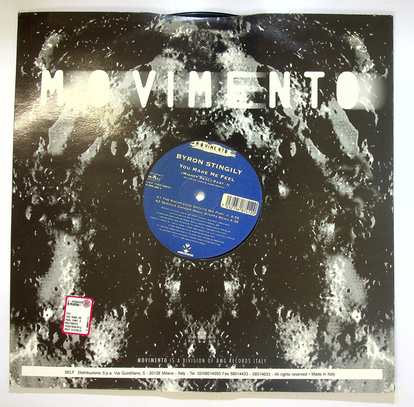 EBOND Byron Stingily - You Make Me Feel (Mighty Real) Part II Vinile V099025