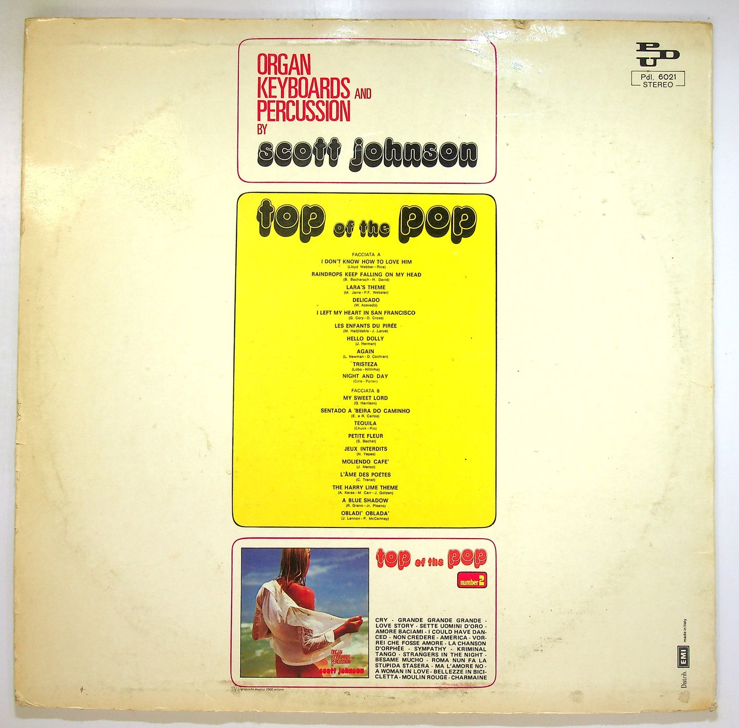 EBOND Scott Johnson - Top Of The Pop Number 1 Vinile V099037