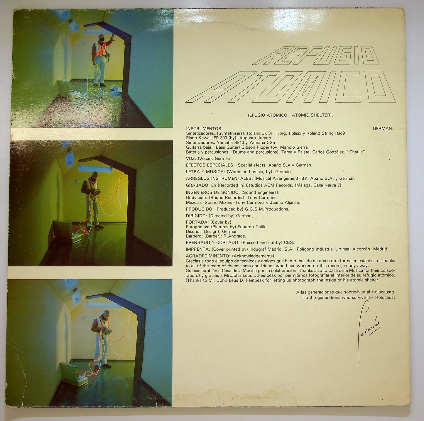 EBOND German - Refugio Atomico Vinile V099046
