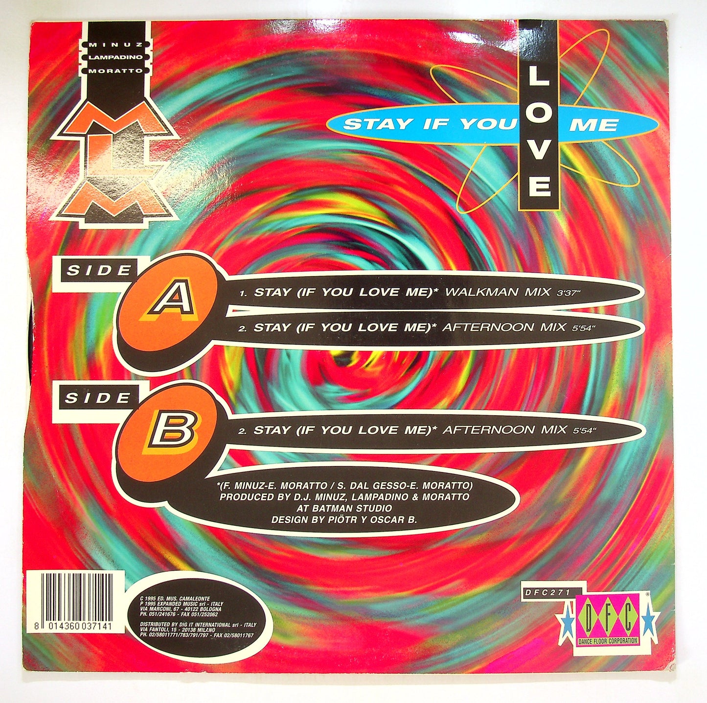 EBOND M.L.M. - Stay (If You Love Me) Vinile V099081