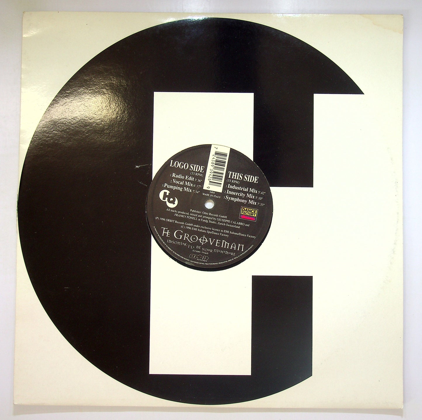 EBOND The Grooveman - Insomniak: I'll Be Your NightmareVinile V099095