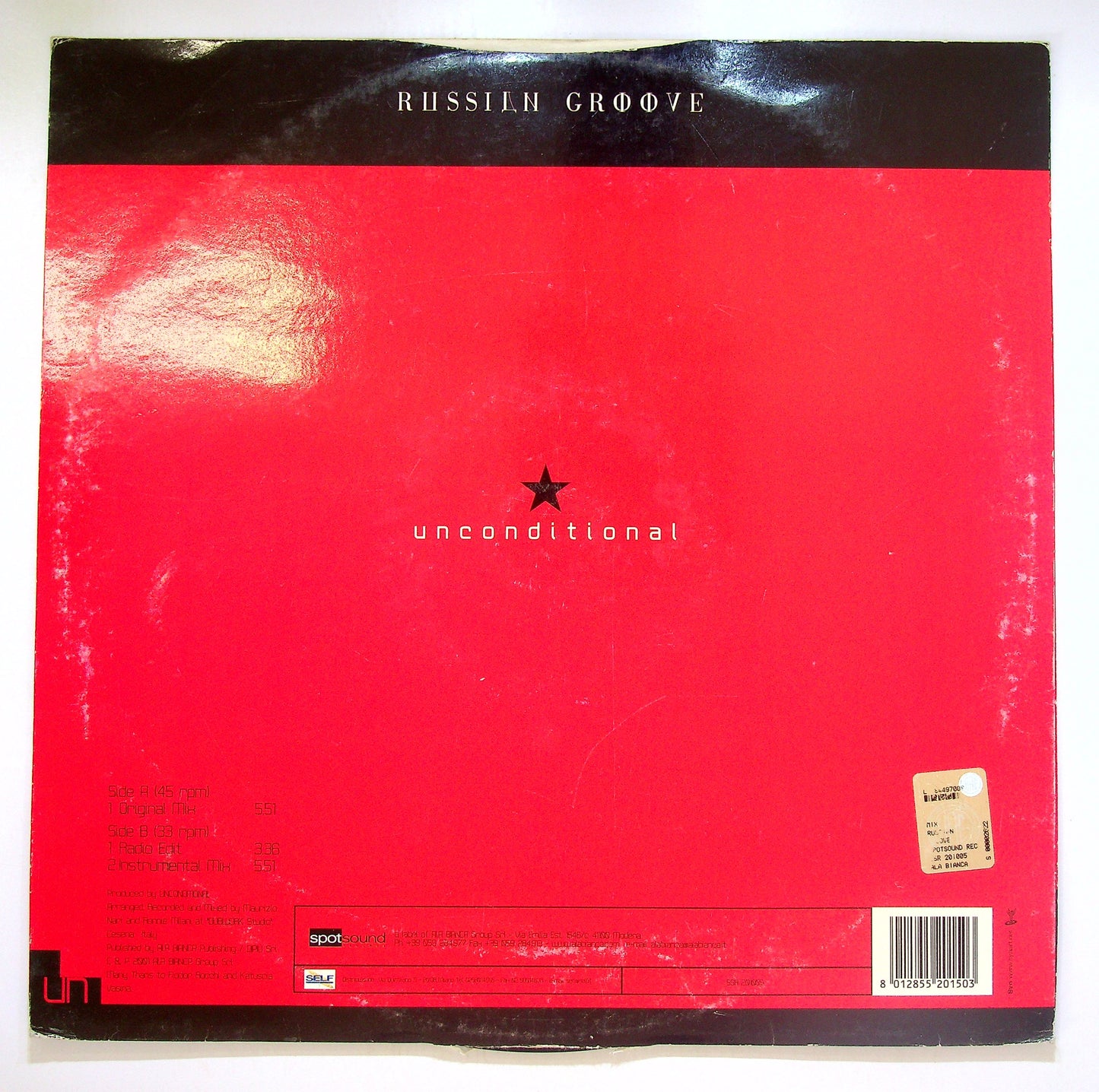 EBOND Unconditional - Russian Groove Vinile V099101