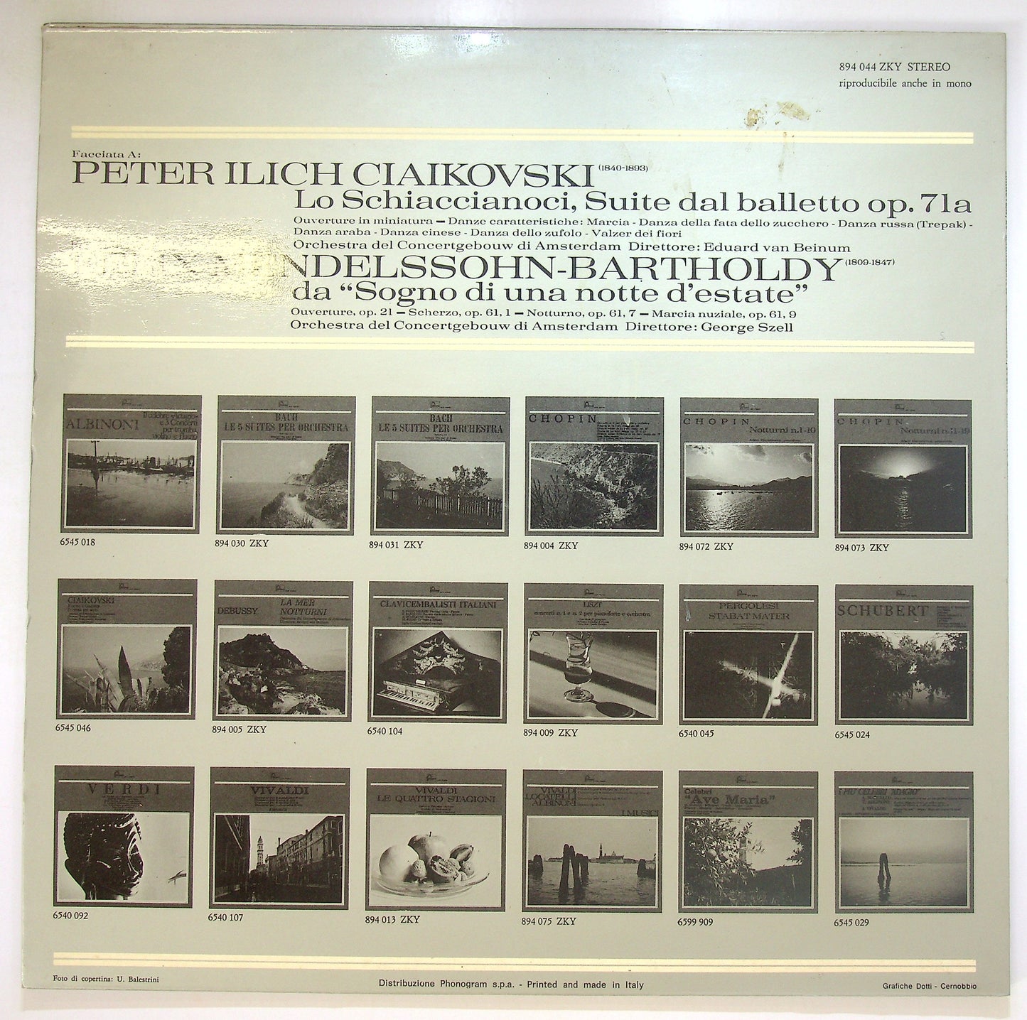 EBOND Lo Schiaccianoci - Sogno Di Una Notte D'Estate Vinile V099117