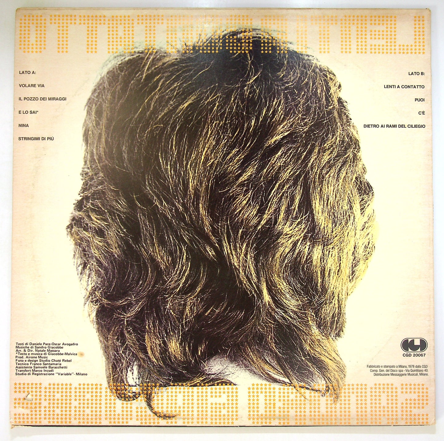 EBOND Sandro Giacobbe - Lenti A Contatto Vinile V099139