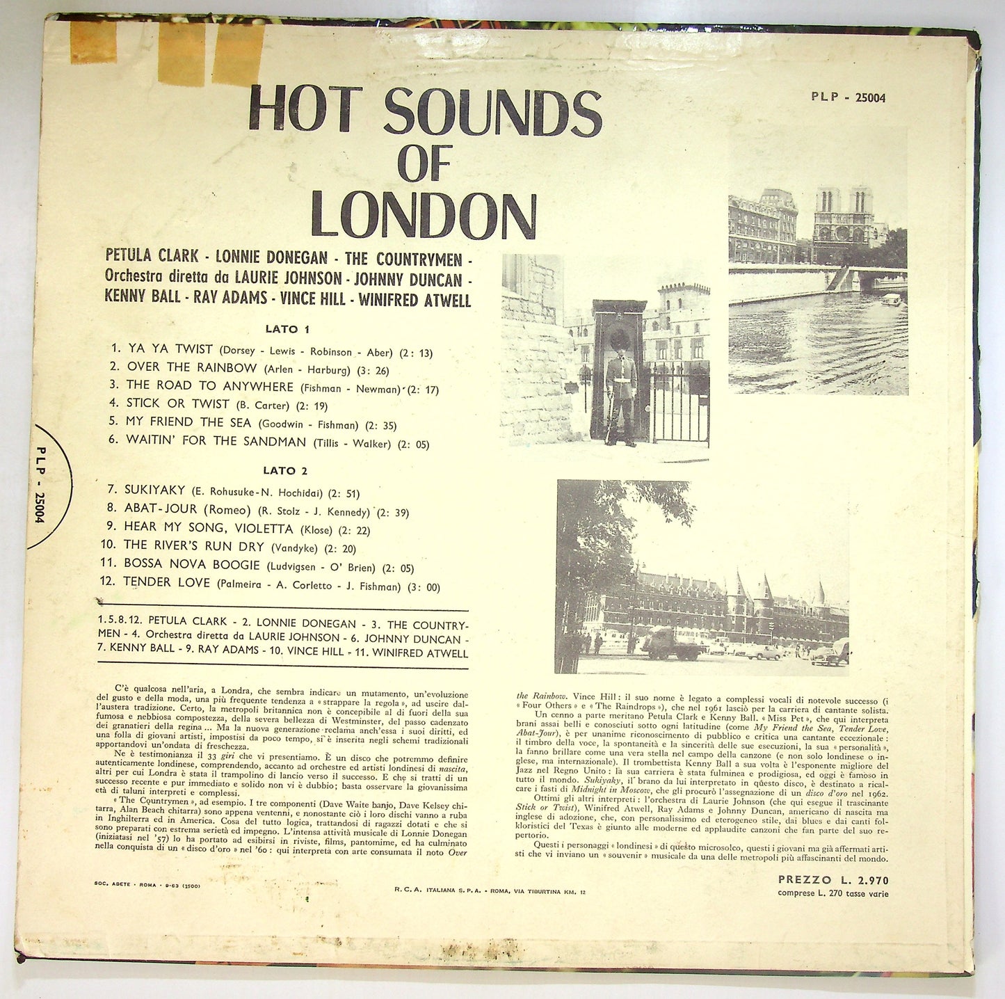 EBOND Various - Hot Sounds Of London Vinile V100010