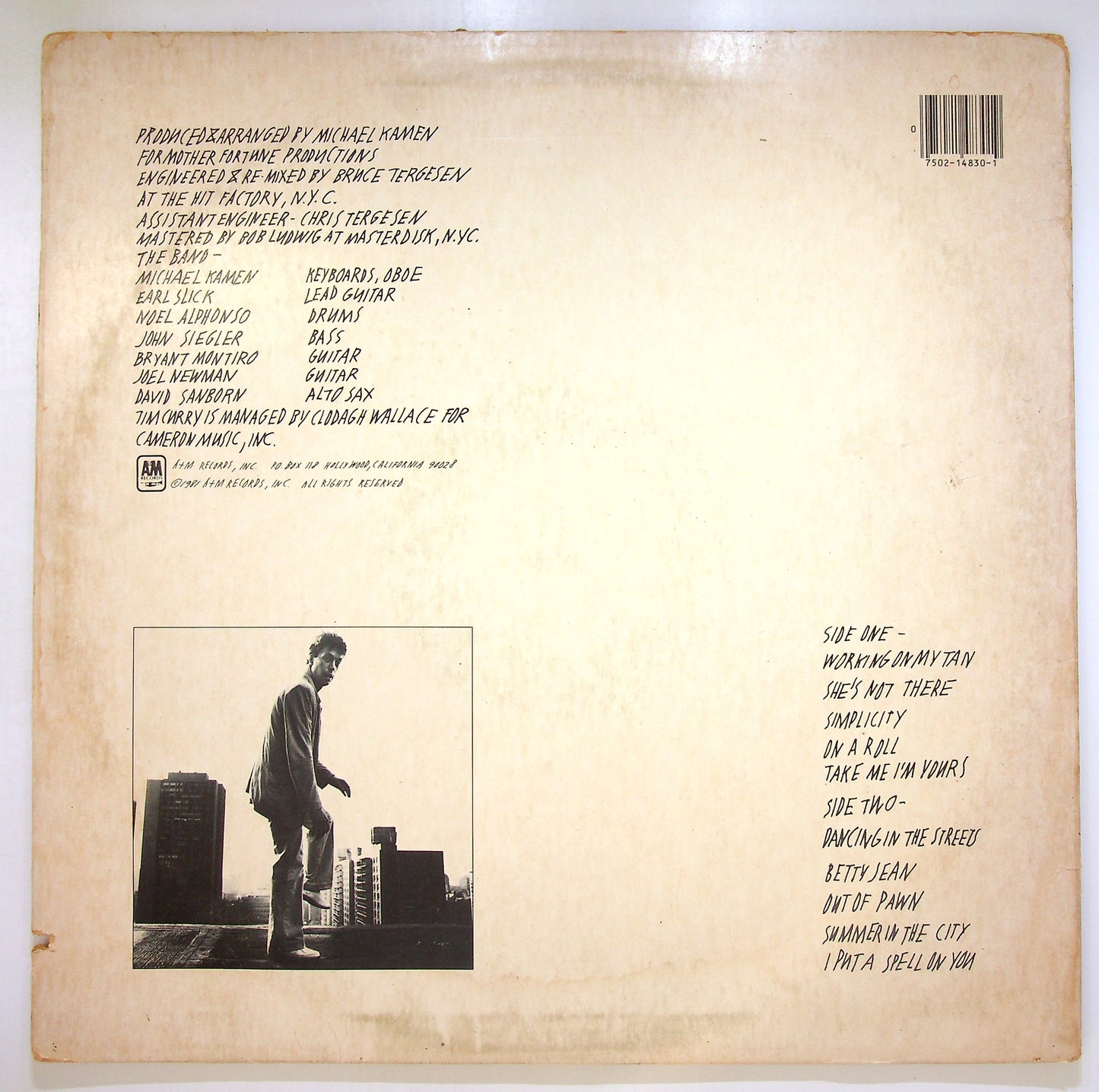 EBOND Tim Curry - Simplicity Vinile V100013