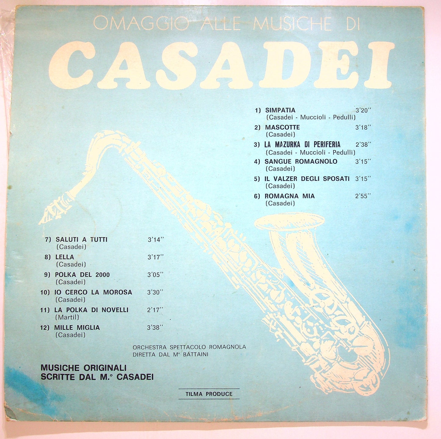 EBOND Mario Battaini - Omaggio Alle Musiche Di Casadei Vinile V100042