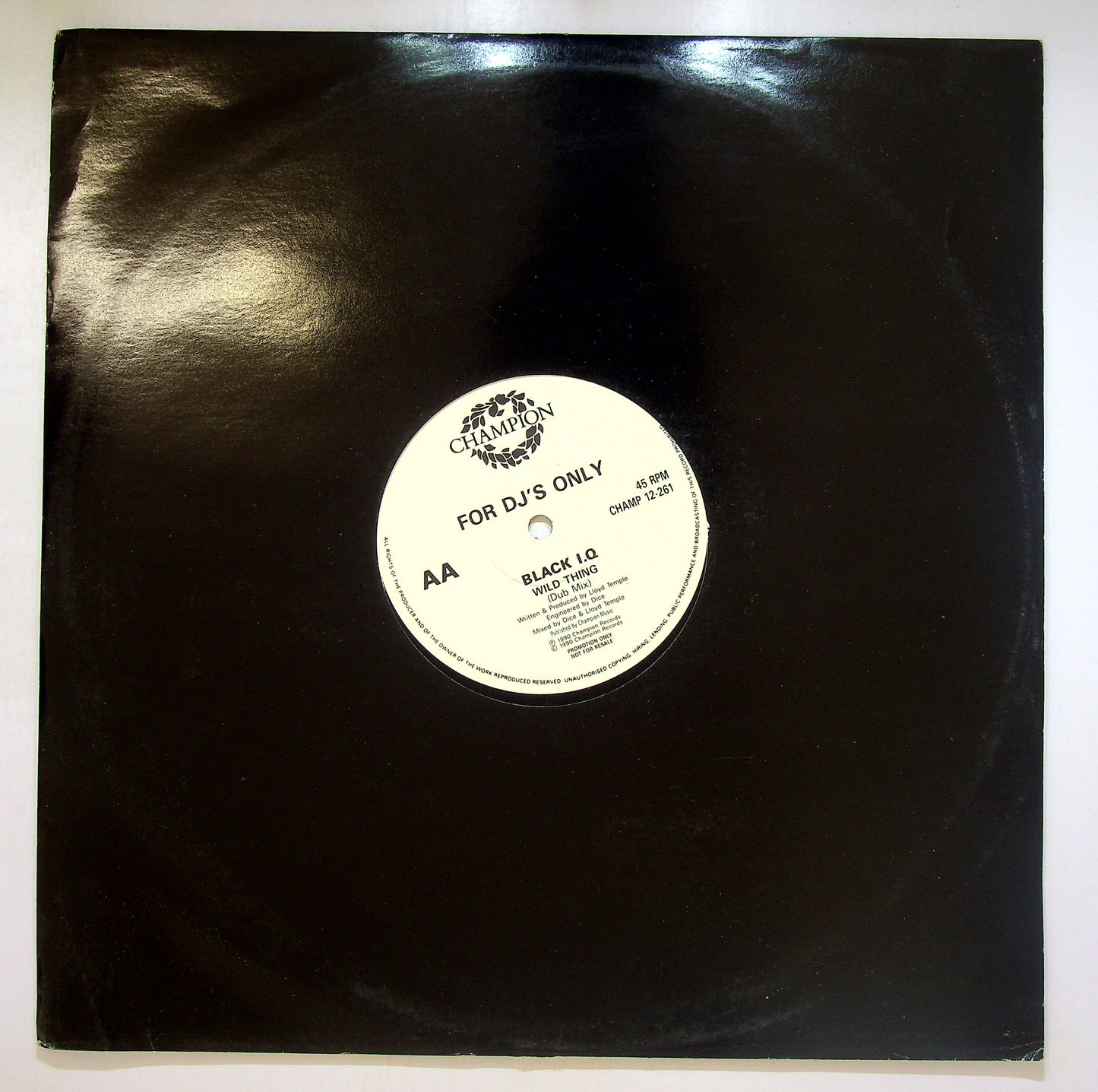 EBOND Black I.Q - Wild Thing Vinile V100051