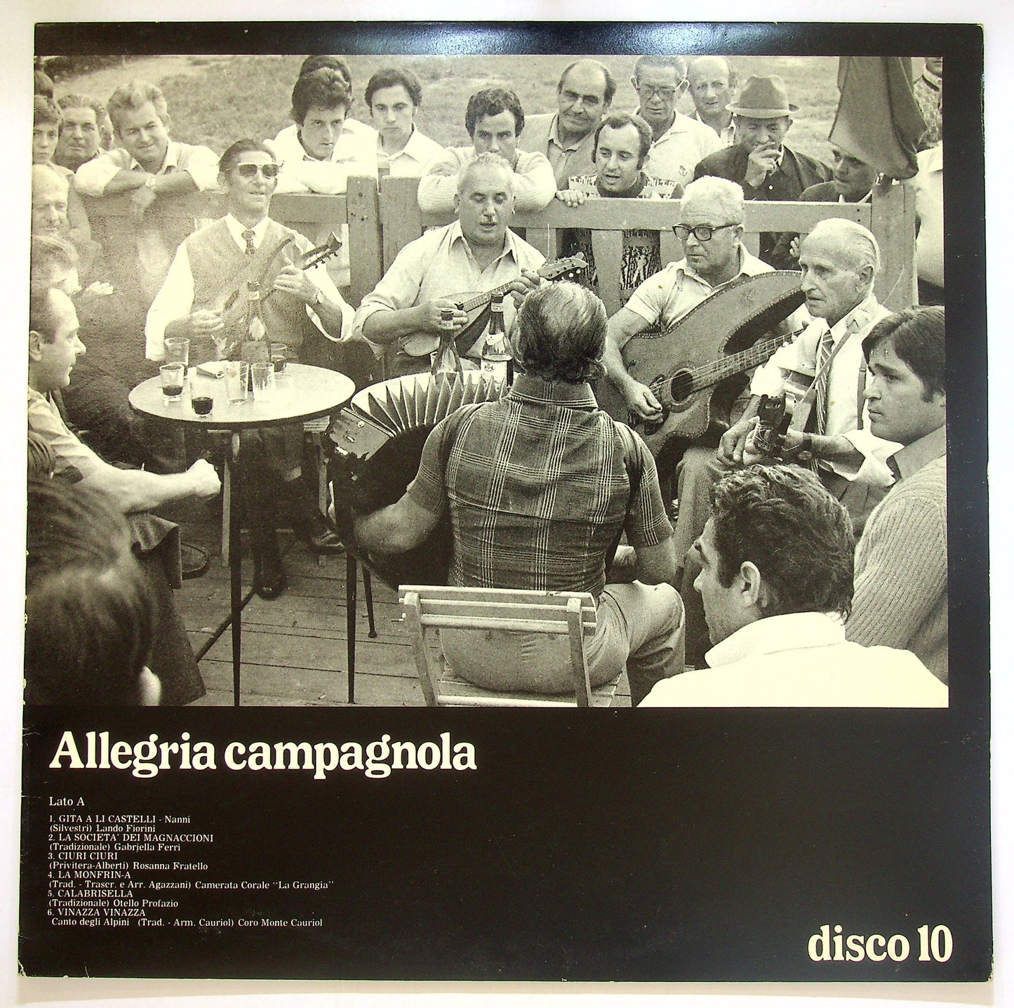 EBOND Italia Mia - Disco 10 - Allegria Campagnola - Che Passione Vinile V100053