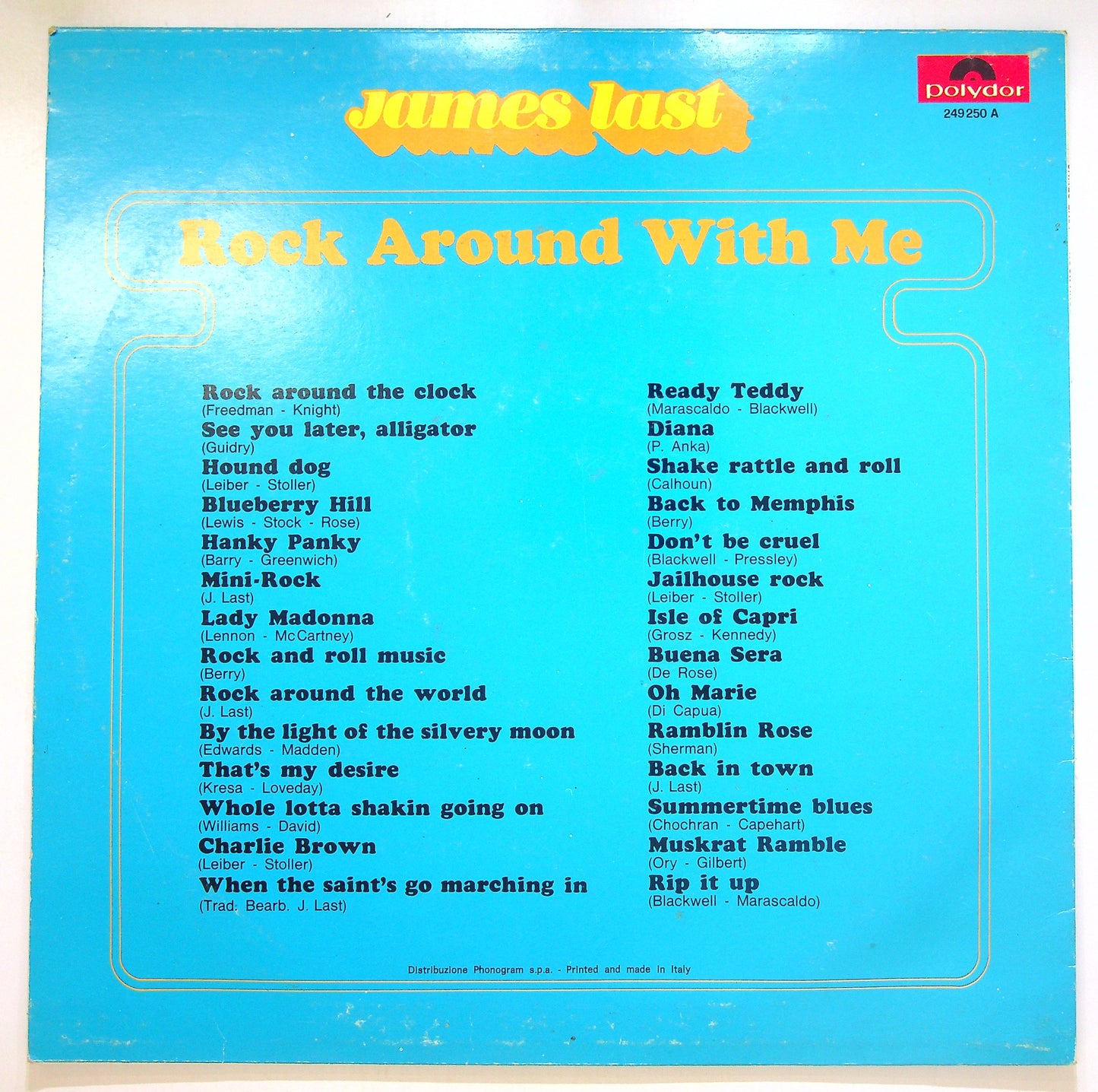 EBOND James Last - Rock Around With Me Vinile V100061