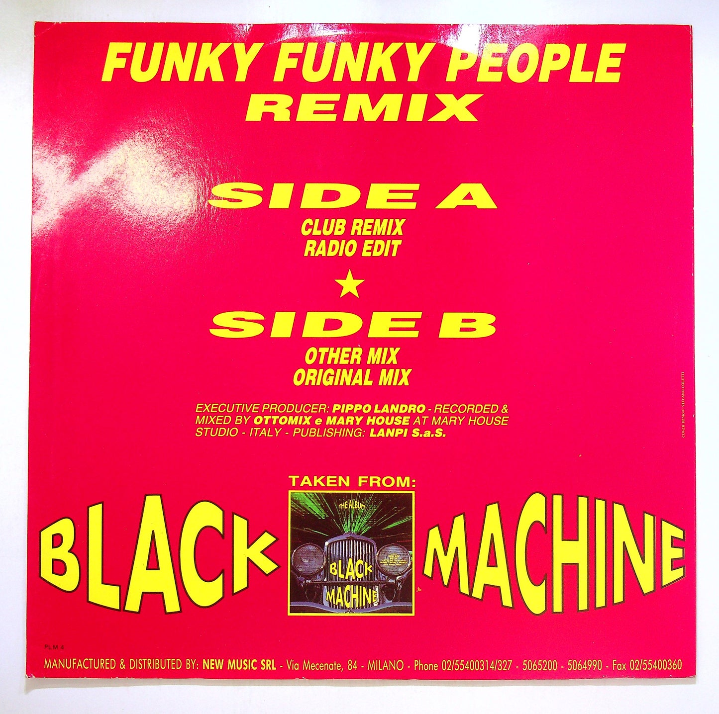 EBOND Black Machine - Funky Funky People (Remix) Vinile V100071