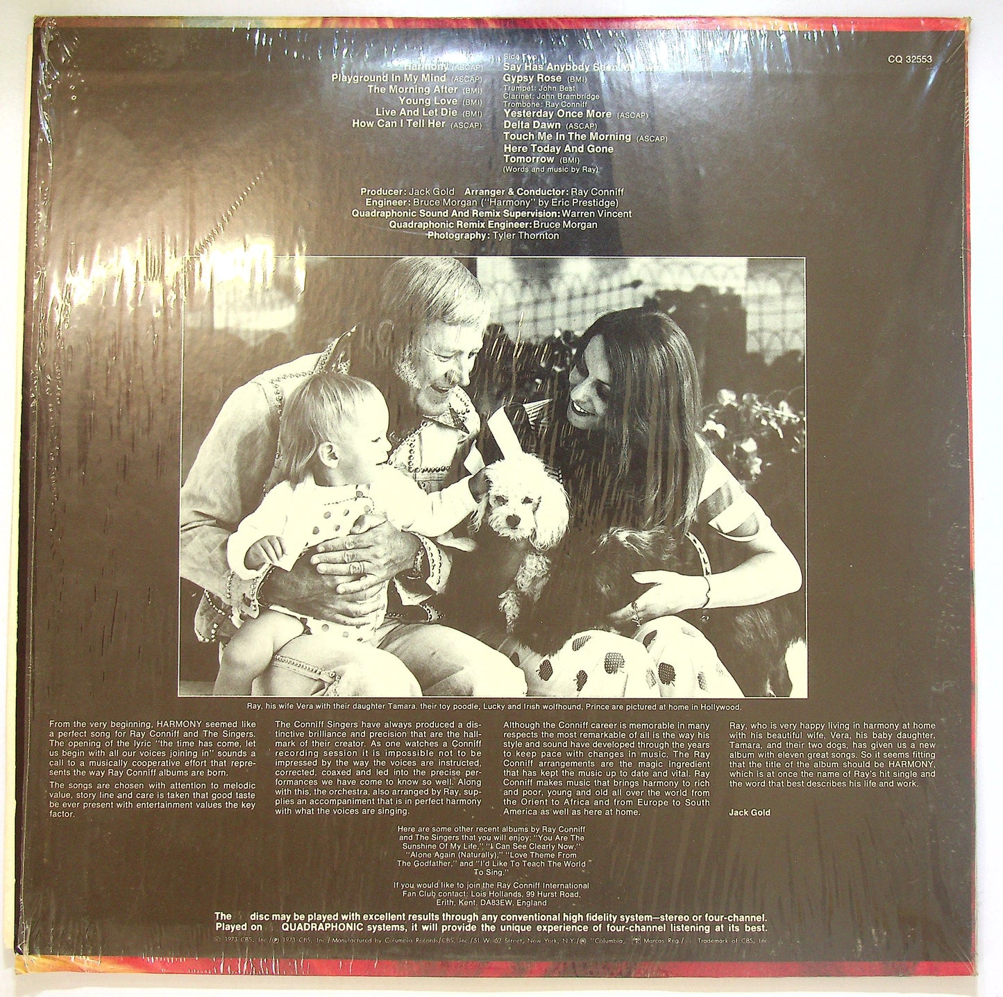 EBOND Ray Conniff - Harmony Vinile V100082