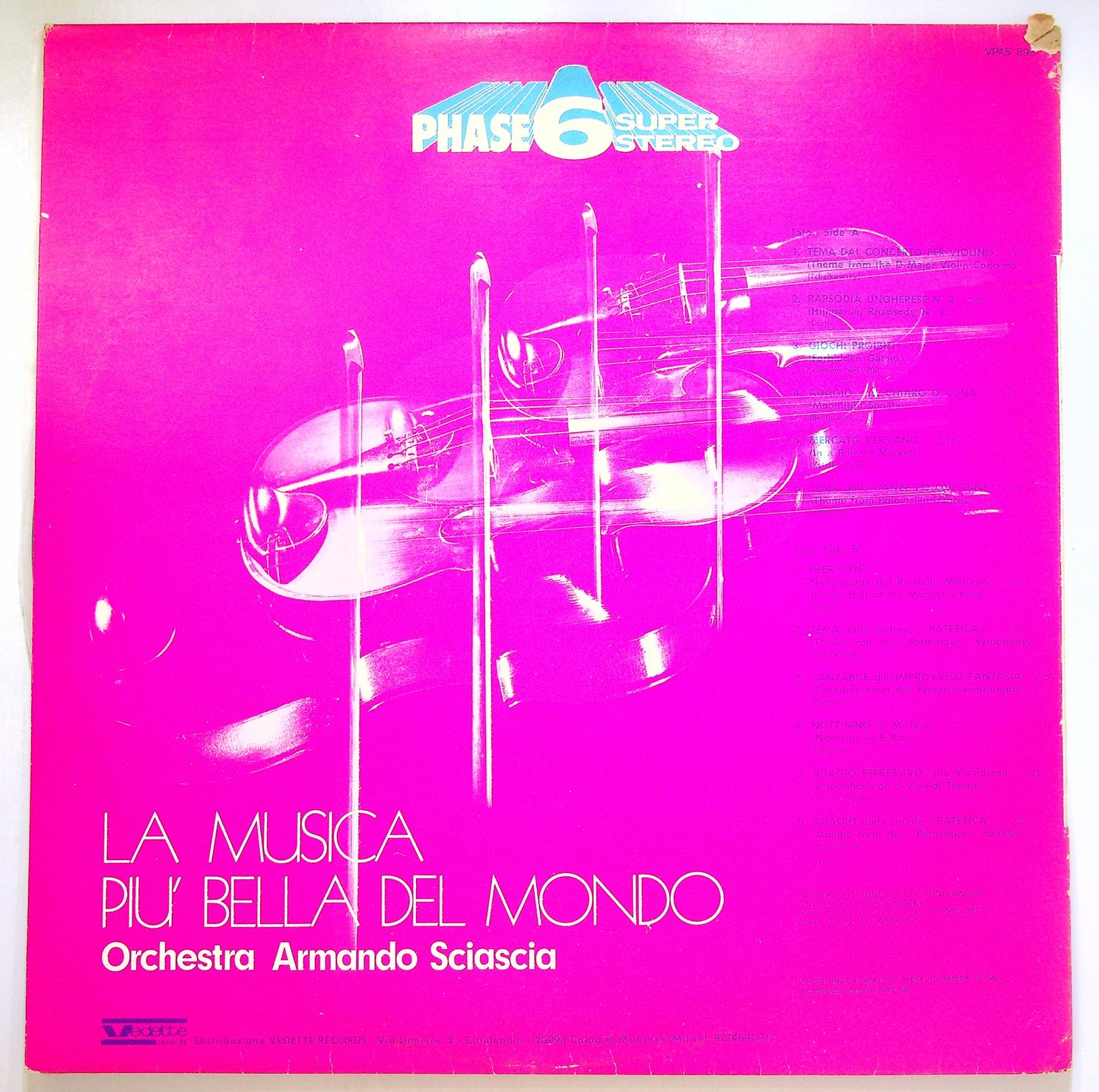 EBOND Orchestra Armando Sciascia - La Musica Piu Bella Del Mondo Vinile V100090