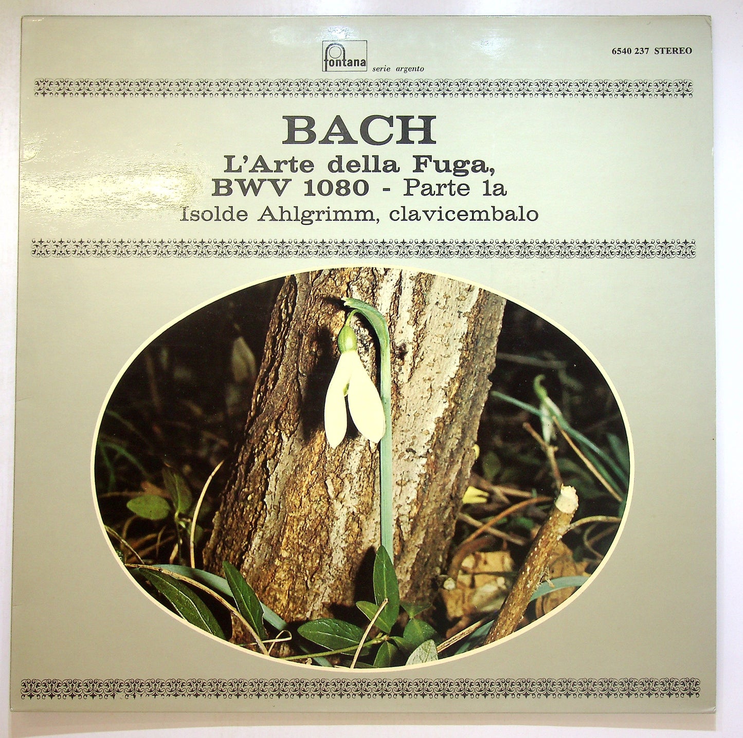 EBOND Isolde Ahlgrimm - Bach L'arte Della Fuga Parte 1a Vinile V100094