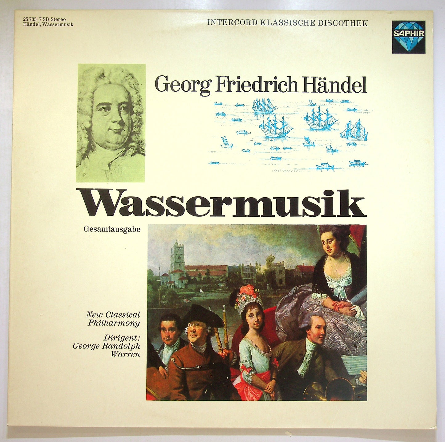 EBOND Georg Friedrich Handel - Wassermusik (Gesamtausgabe) Vinile V100107