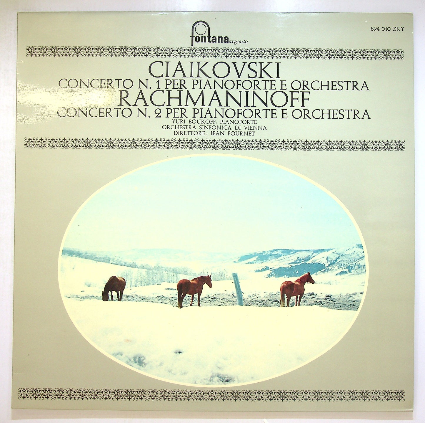 EBOND Ciaikovski - Concerto N. 1 e 2 Per Pianoforte E Orchestr Vinile V100108