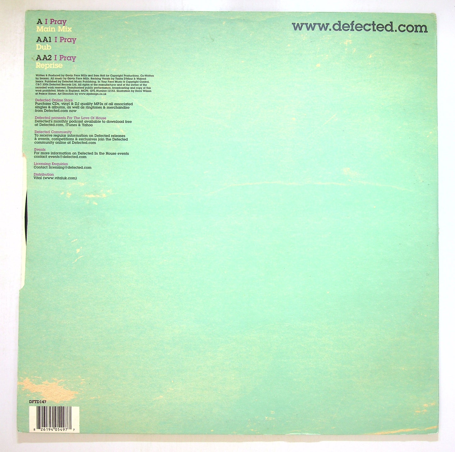 EBOND Copyright feat. Imaani - I Pray Vinile V100124
