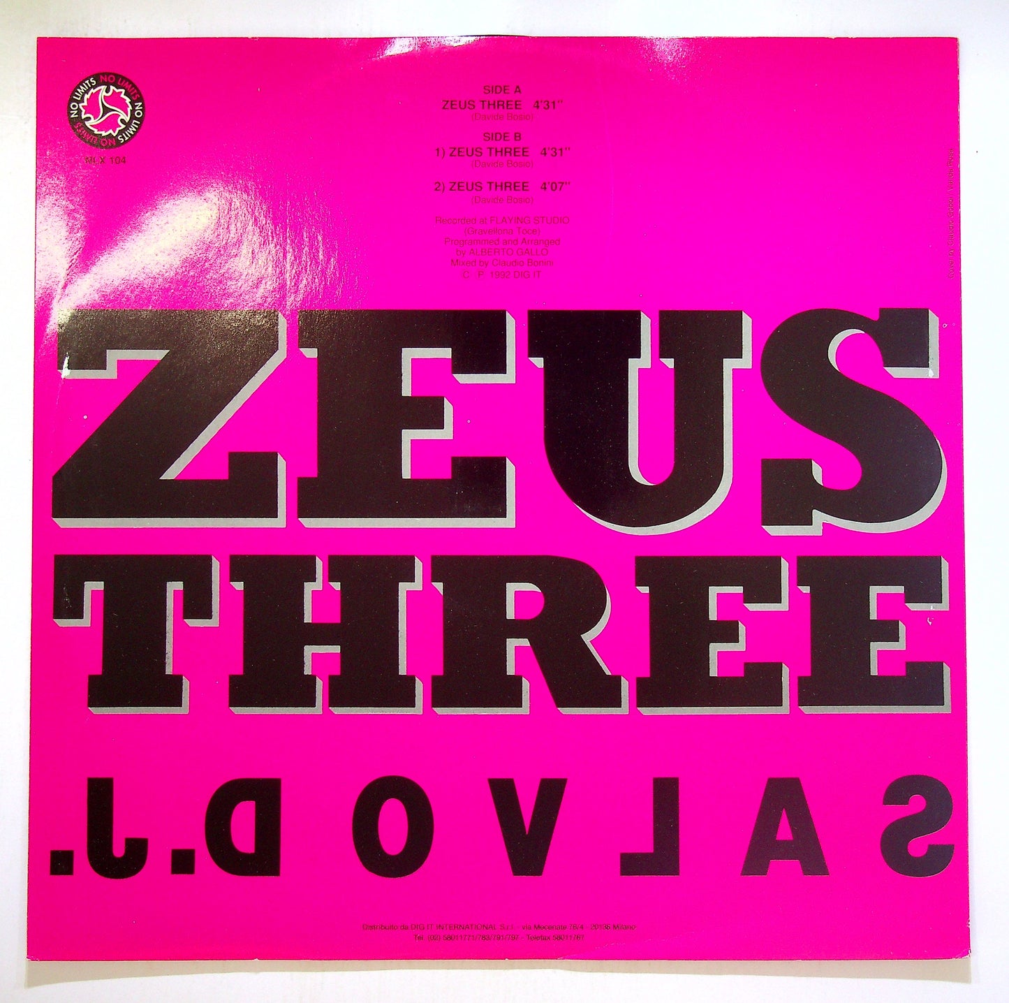 EBOND J.D. Ovlas - Zeus Three Vinile V101020