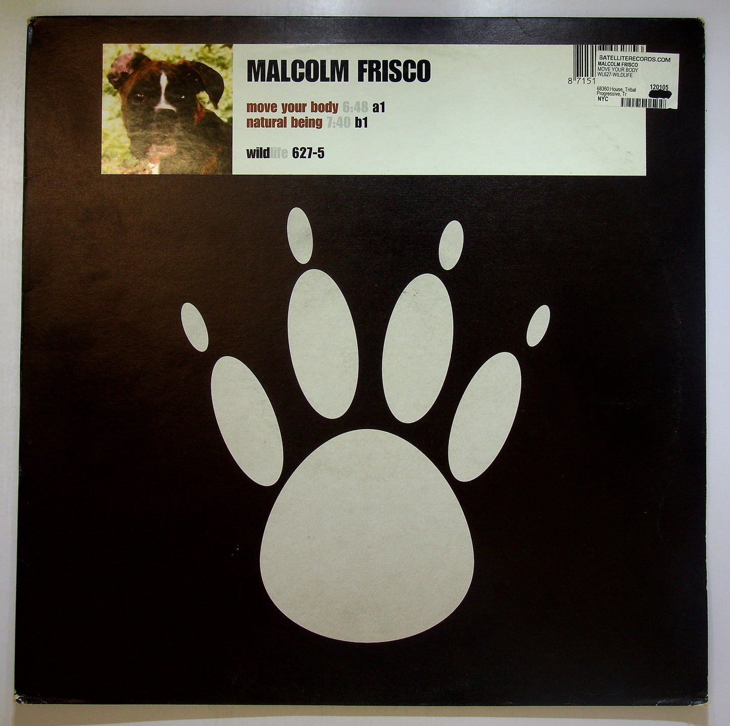 EBOND Malcolm Frisco - Move Your Body / Natural Being Vinile V101025