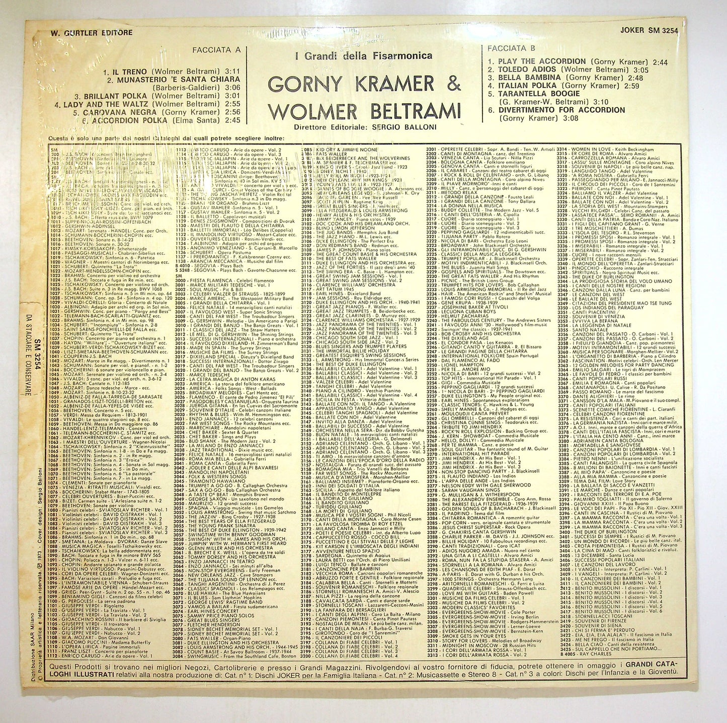 EBOND Gorni Kramer & Wolmer Beltrami - I Grandi Della Fisarmonica Vinile V101041