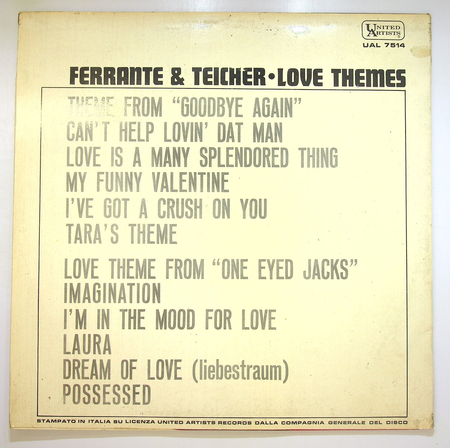 EBOND Ferrante & Teicher - Love Themes Vinile V101073