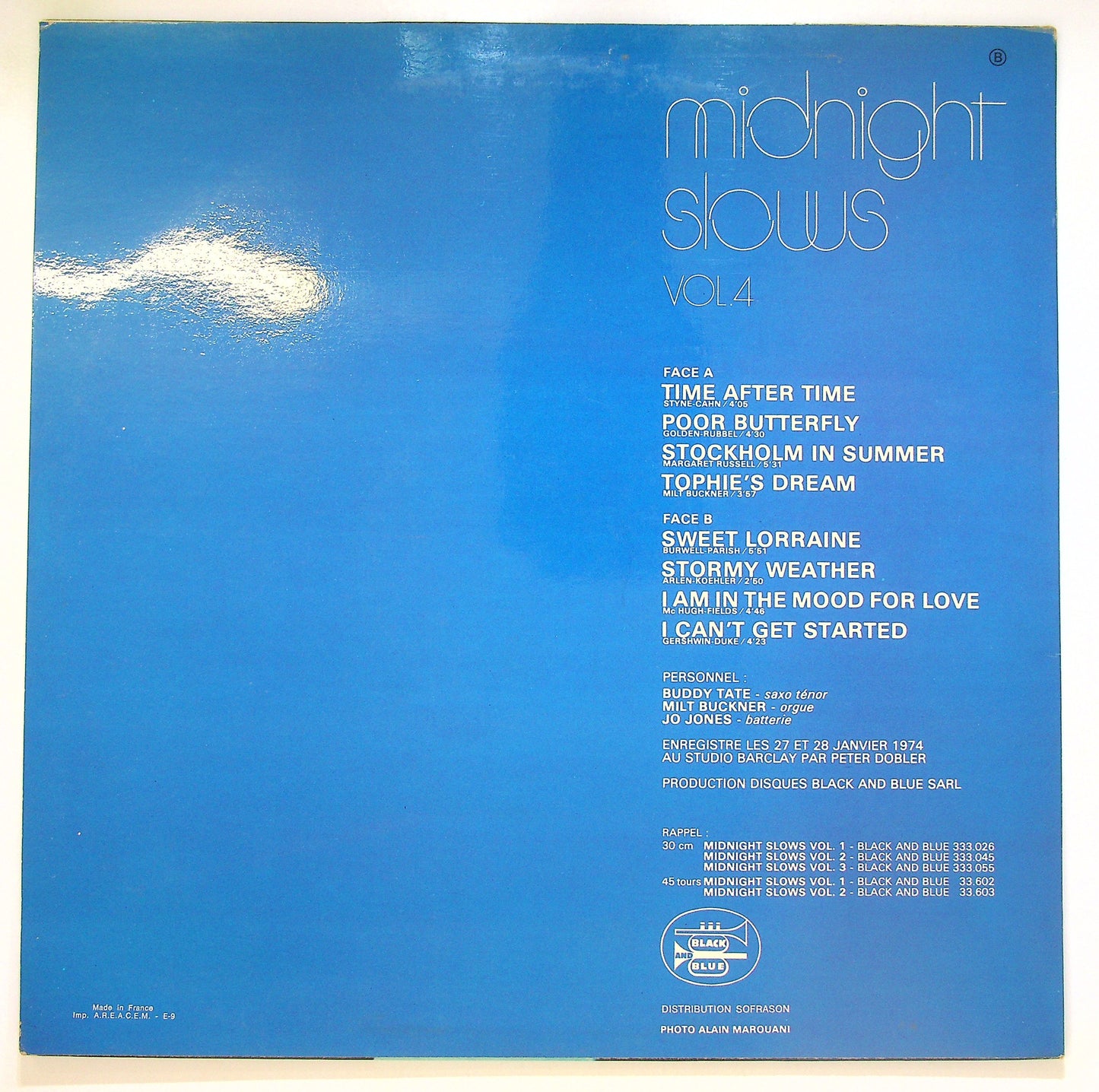 EBOND Milt Buckner Buddy Tate Jo Jones - Midnight Slows Vol. 4 Vinile V101075