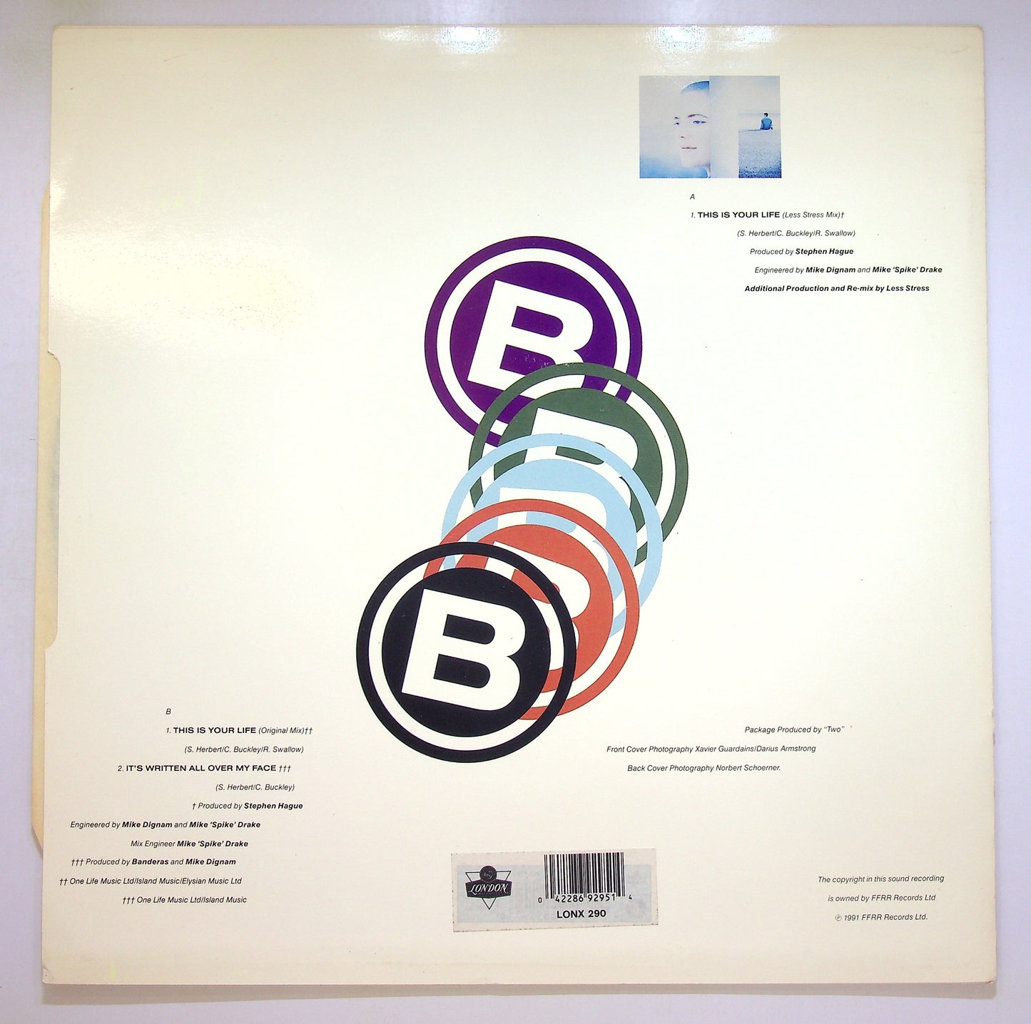 EBOND Banderas - This Is Your Life Vinile V101097