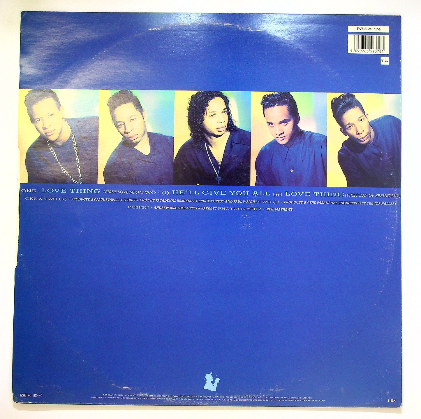 EBOND The Pasadenas - Love Thing Vinile V101098