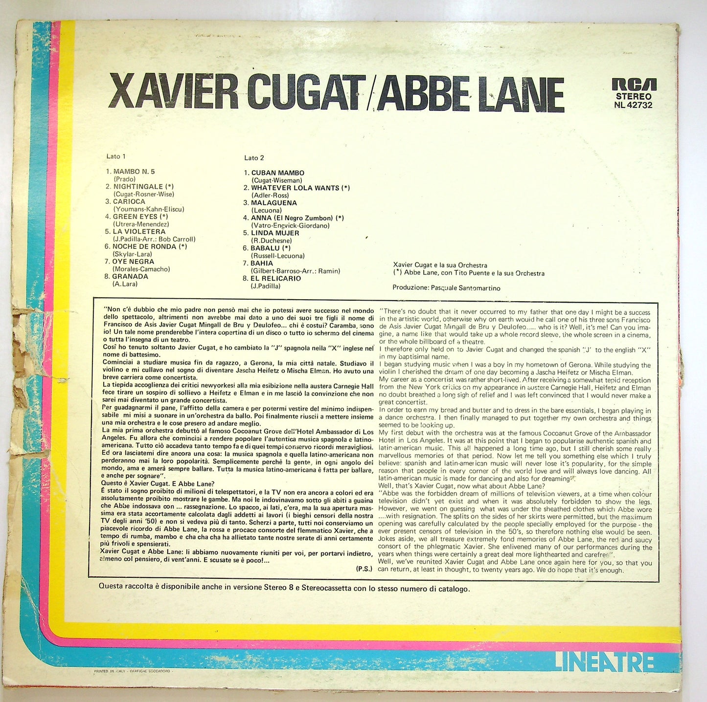 EBOND Xavier Cugat , Abbe Lane - Xavier Cugat / Abbe Lane Vinile V101134