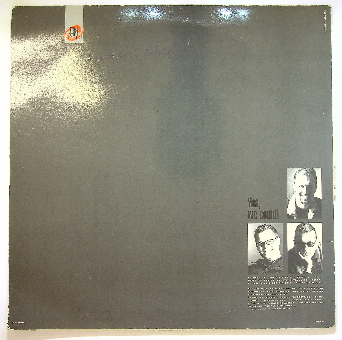 EBOND FPI Project - Yes, We Could! Vinile V102001