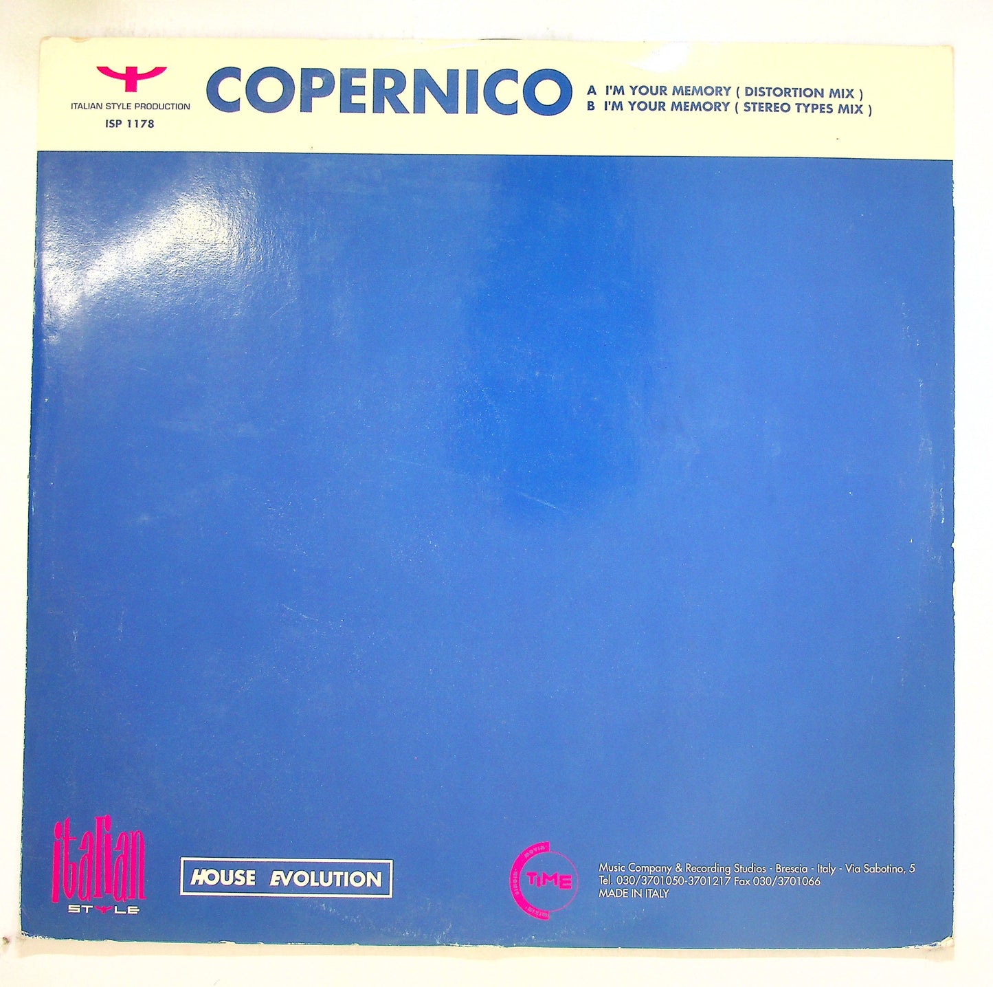 EBOND Copernico - I'm Your Memory Vinile V102011