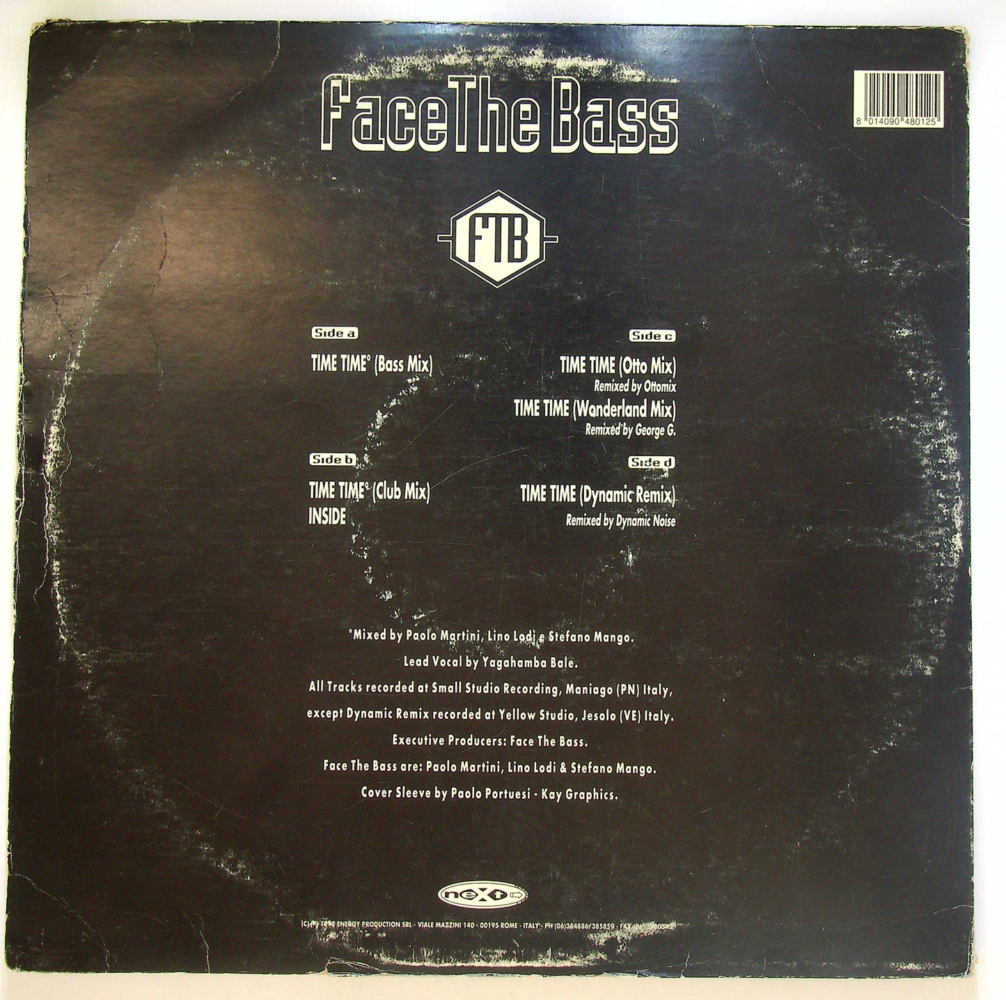 EBOND Face The Bass - Time Time Vinile V102014