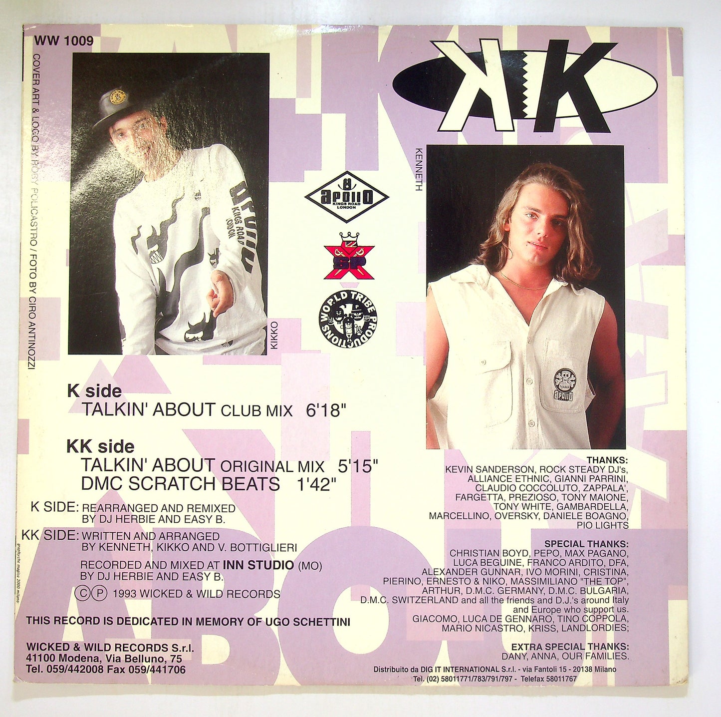 EBOND K K - Talkin' About Vinile V102033
