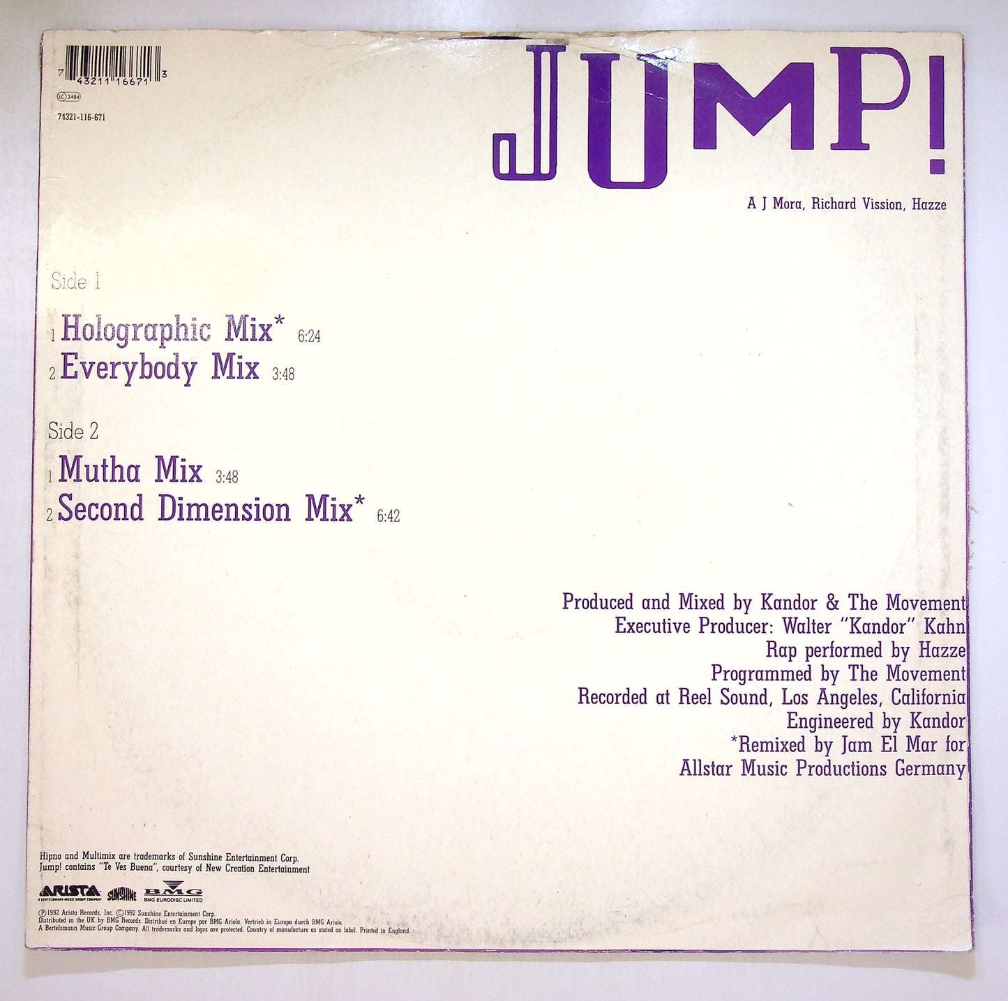 EBOND The Movement (3) - Jump! Vinile V102035