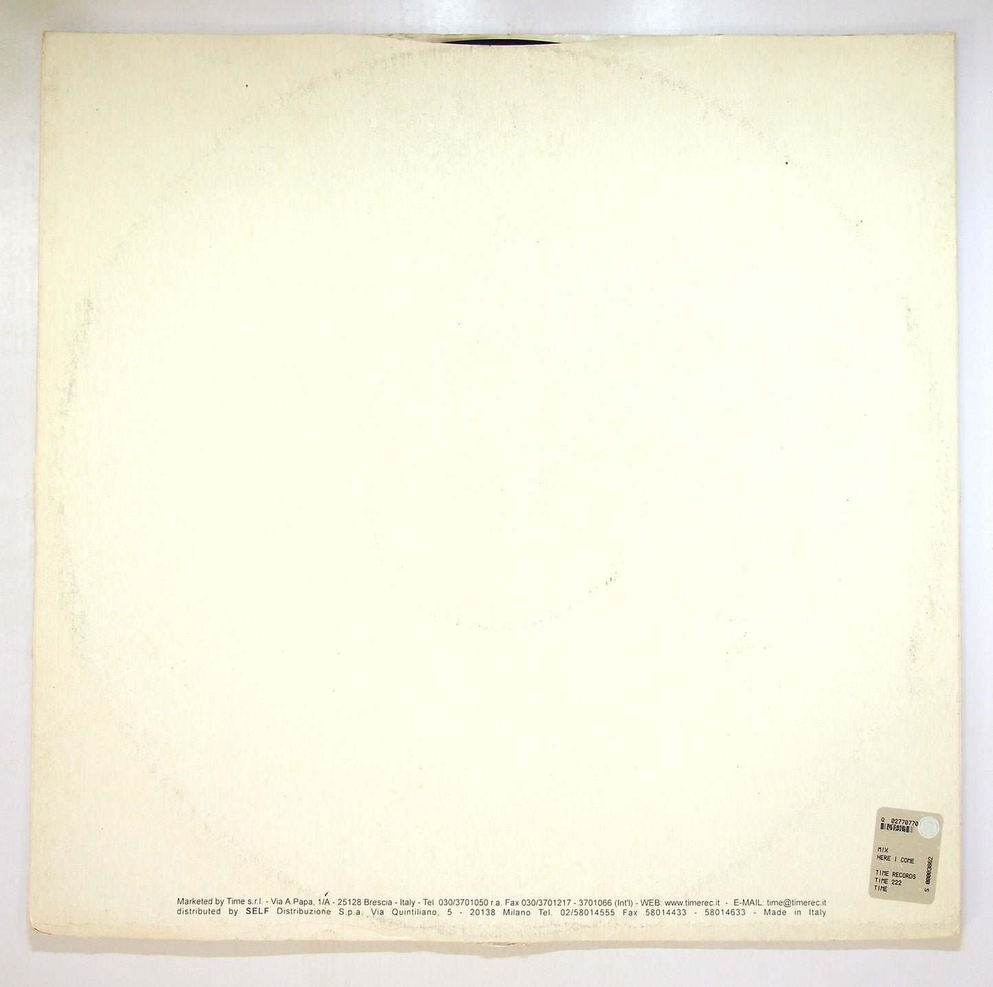 EBOND Talisman - Here I Come (Sing DJ) Vinile V102041