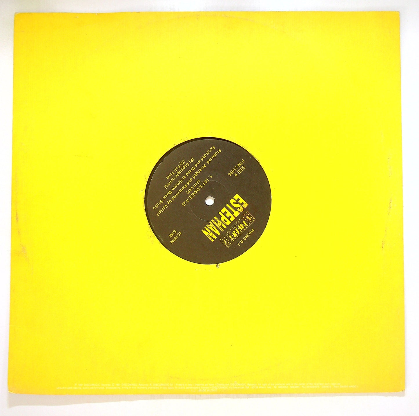 EBOND Estephan - Let's Dance / Let's Kiss Vinile V102051