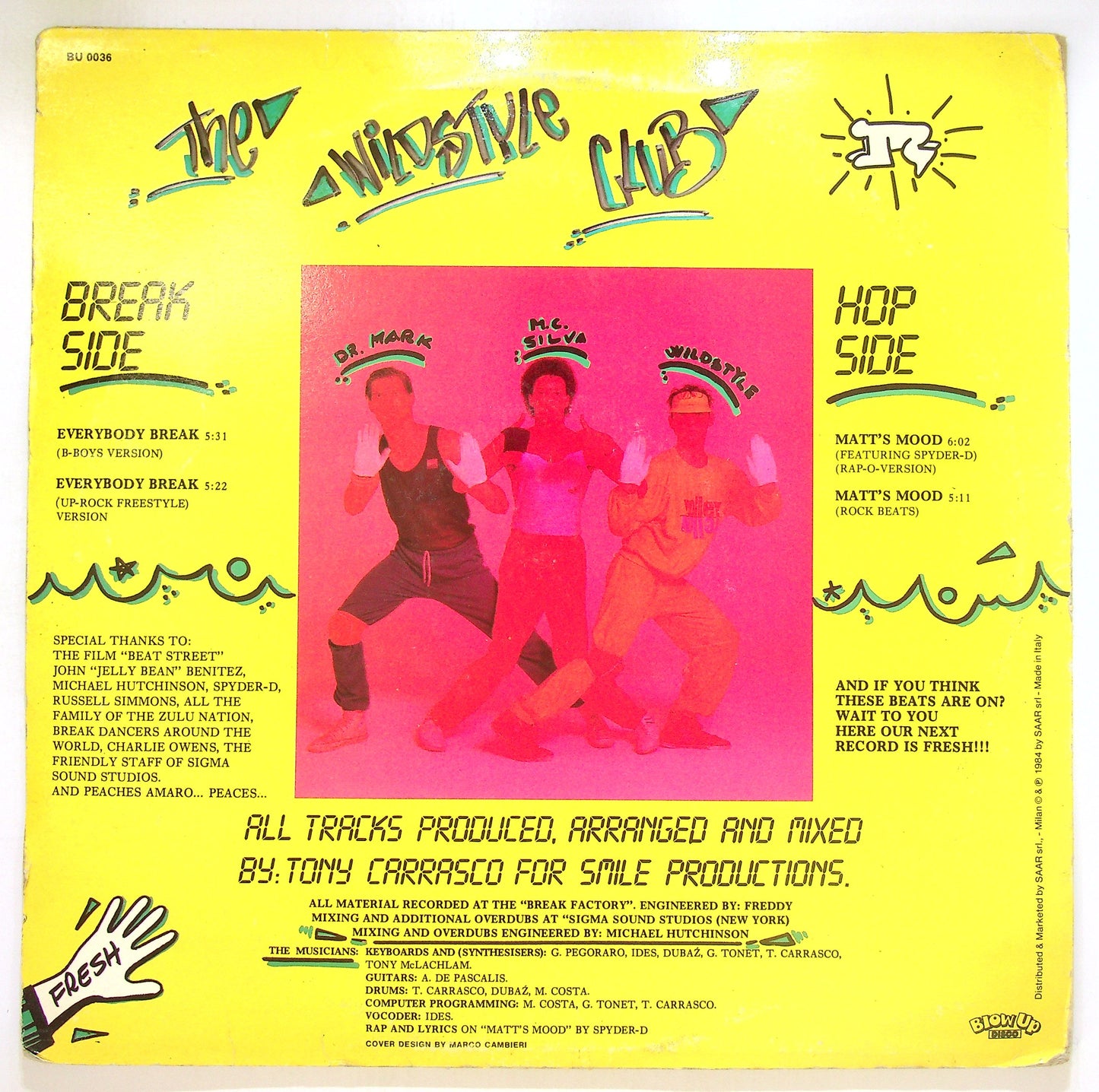 EBOND The Wildstyle Club - Everybody Break Vinile V102070