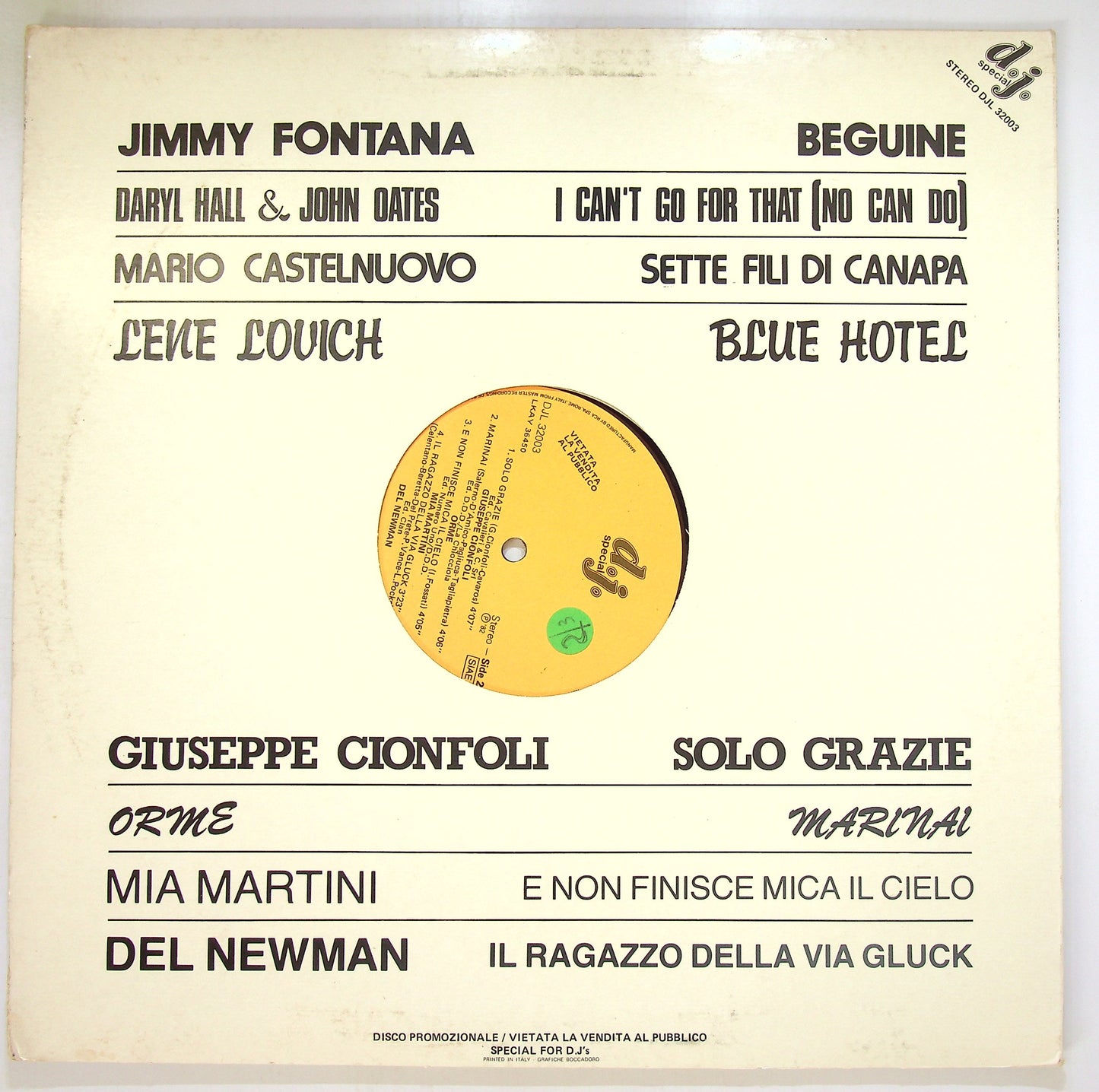 EBOND Various - Special For Dee Jays Vinile V102081