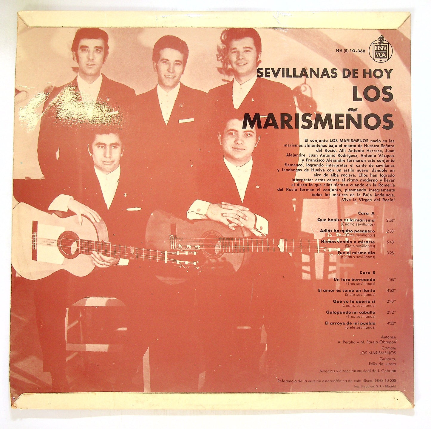 EBOND Los Marismenos - Sevillanas De Hoy Vinile V102100