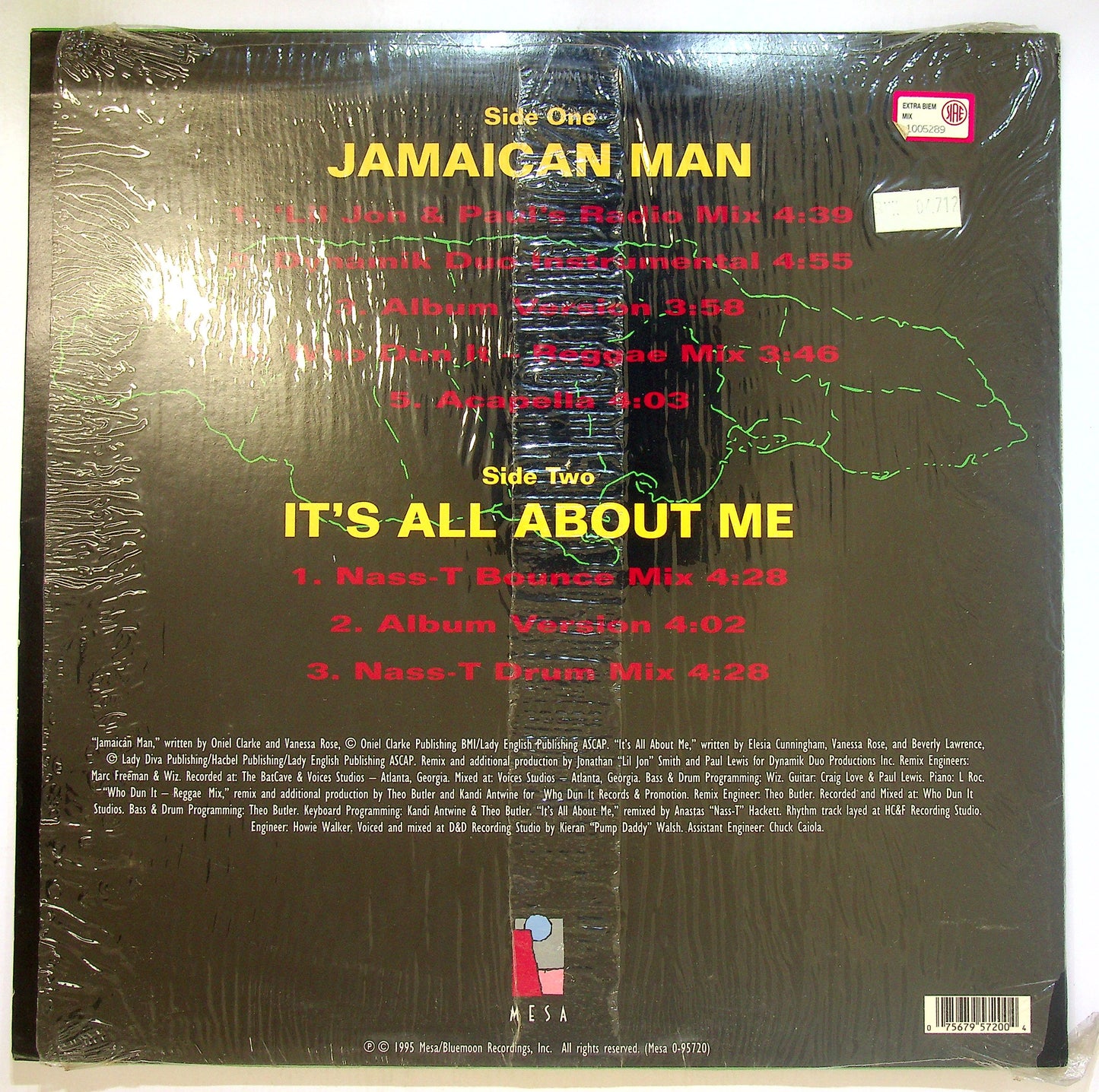 EBOND Dancehall Divas - Jamaican Man Vinile V102168