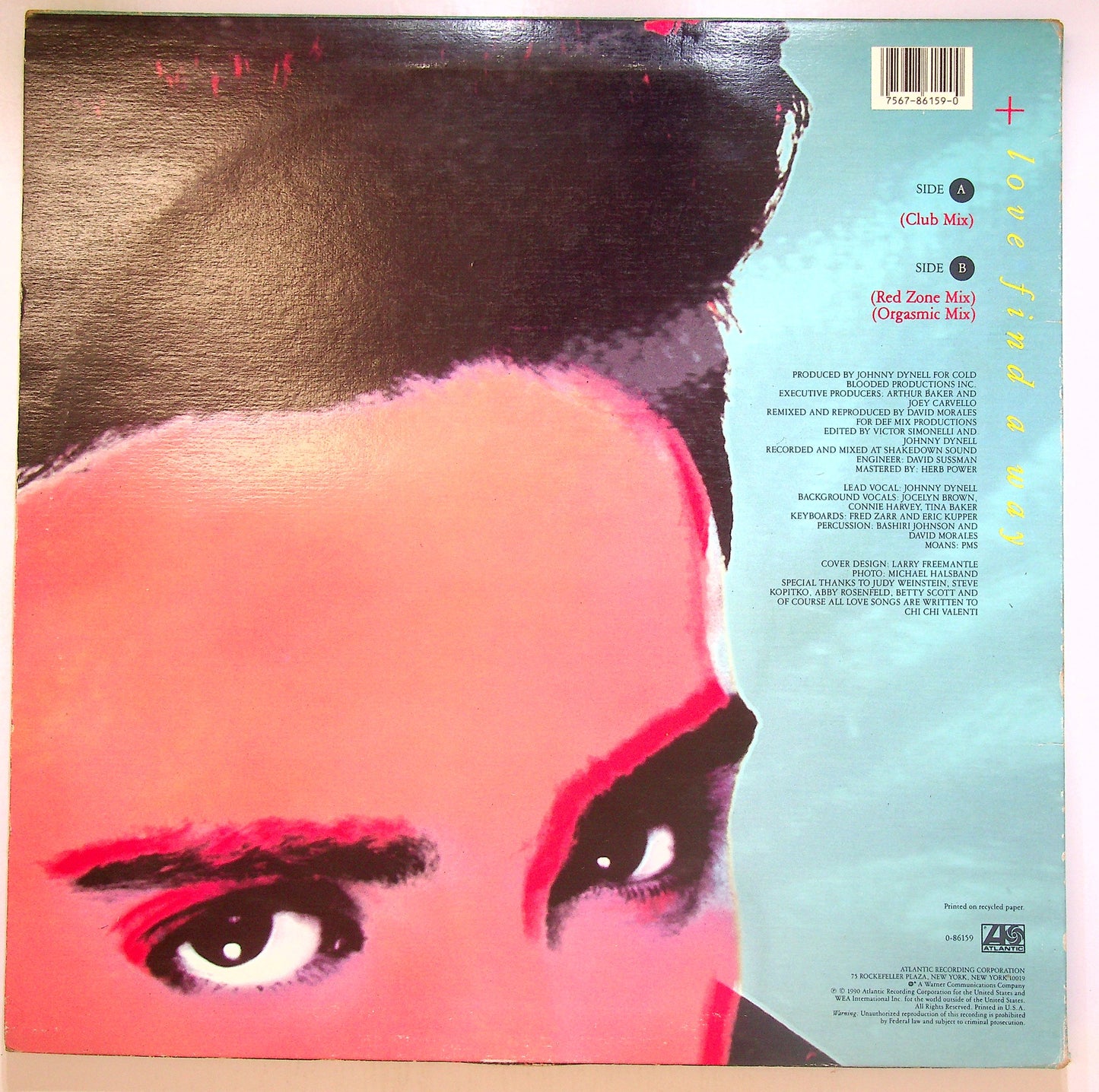 EBOND Johnny Dynell - Love Find A Way Vinile V103023