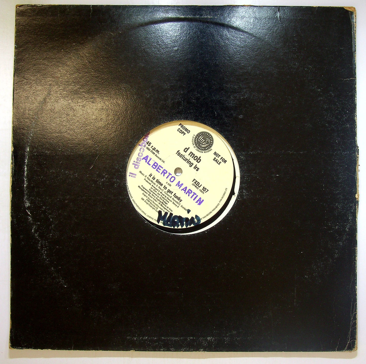 EBOND D Mob - It Is Time To Get Funky / Trance Dance Vinile V103034