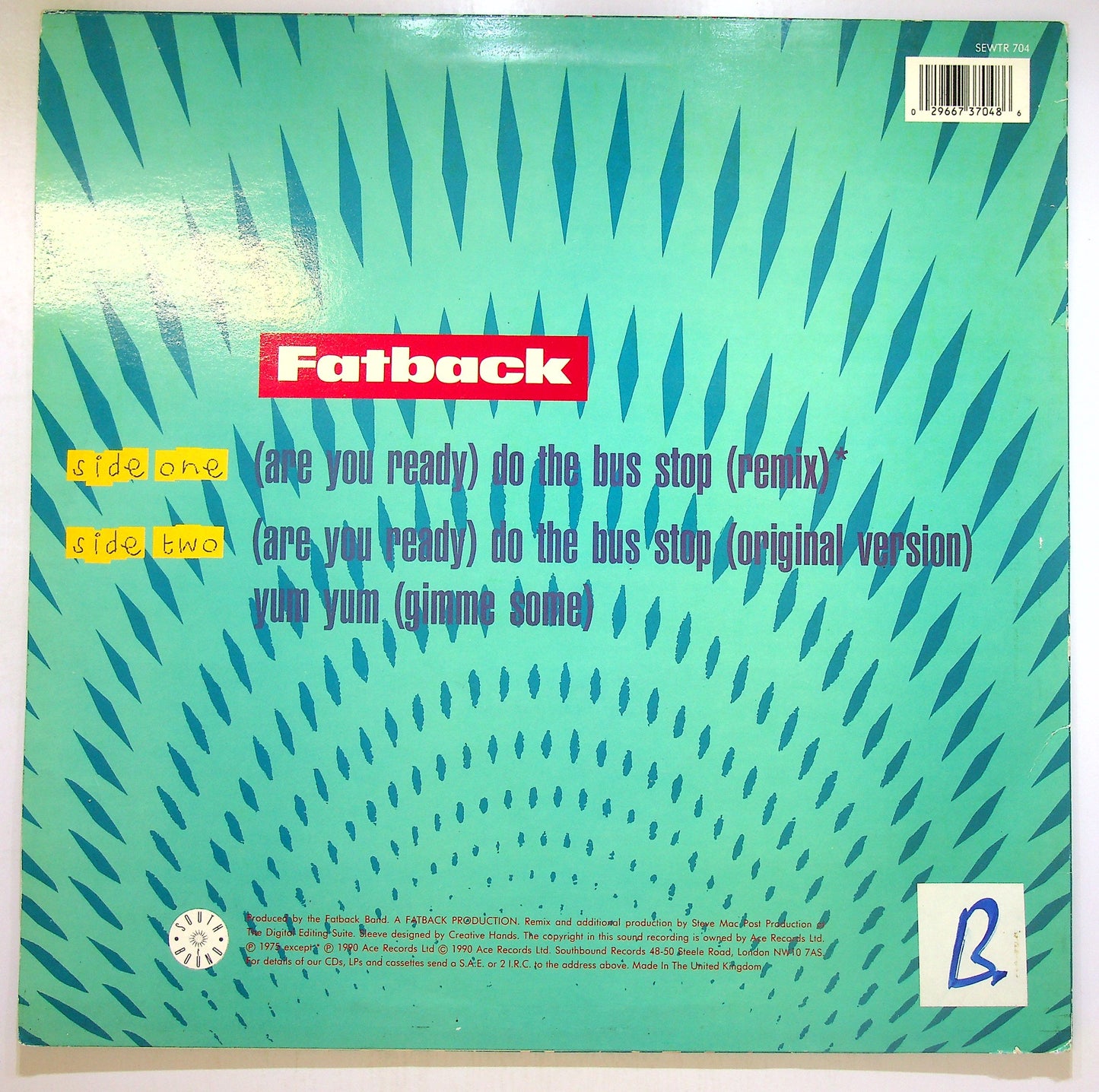 EBOND Fatback - Bus Stop! RemixVinile V103056