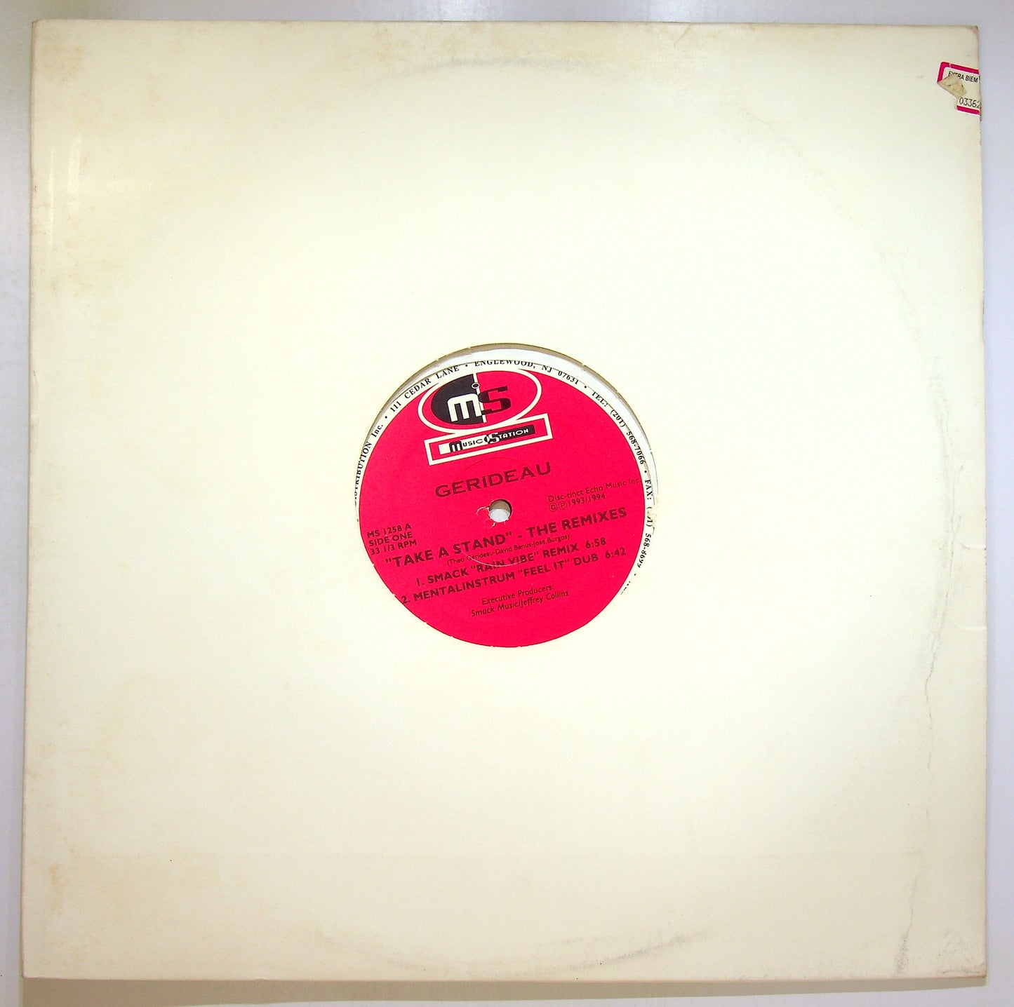 EBOND Gerideau - Take A Stand (The Re-Mixes) Vinile V103070