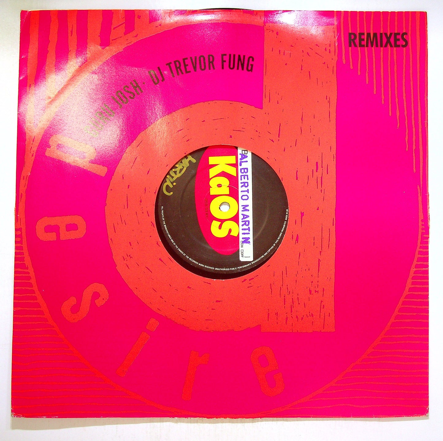 EBOND Dr. Baker - Kaos (Remixes) Vinile V103098